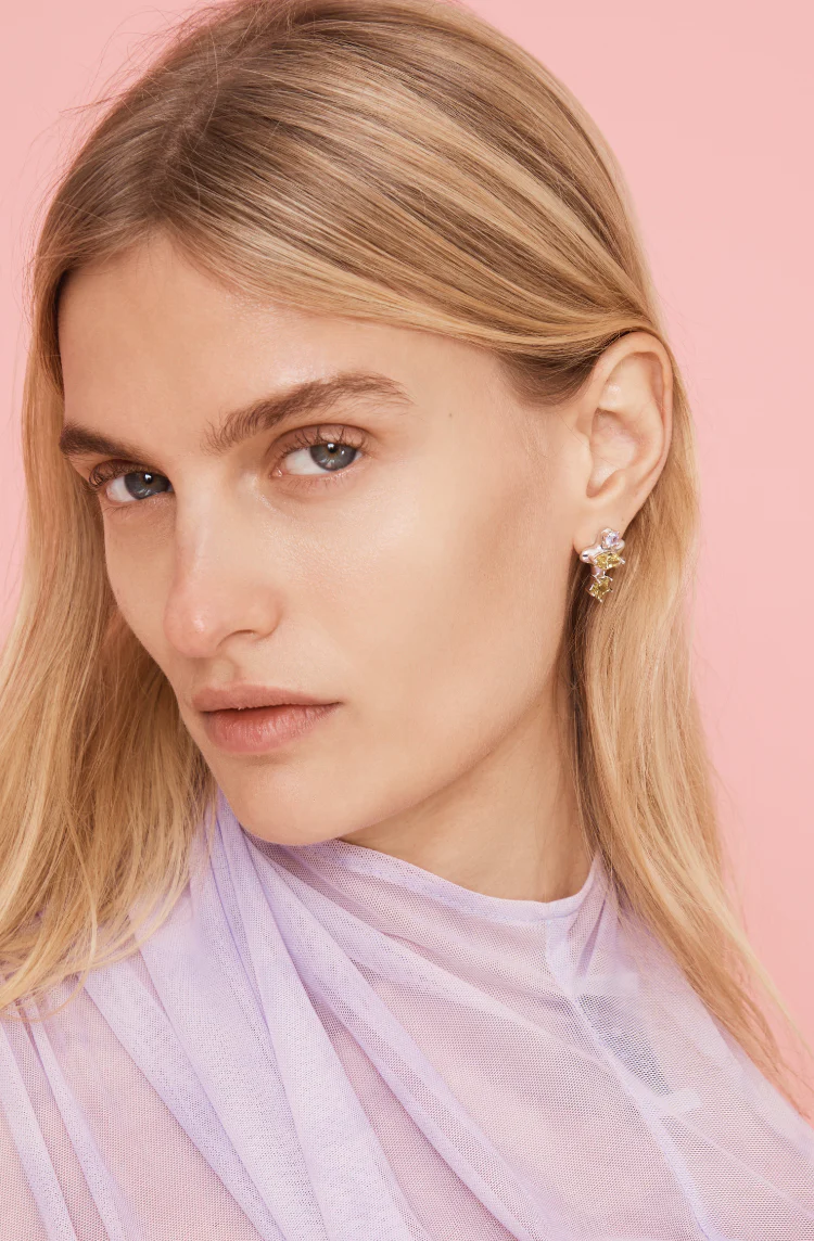 AMETHYST CANARY CONSTELLATION STUDS - Image 3