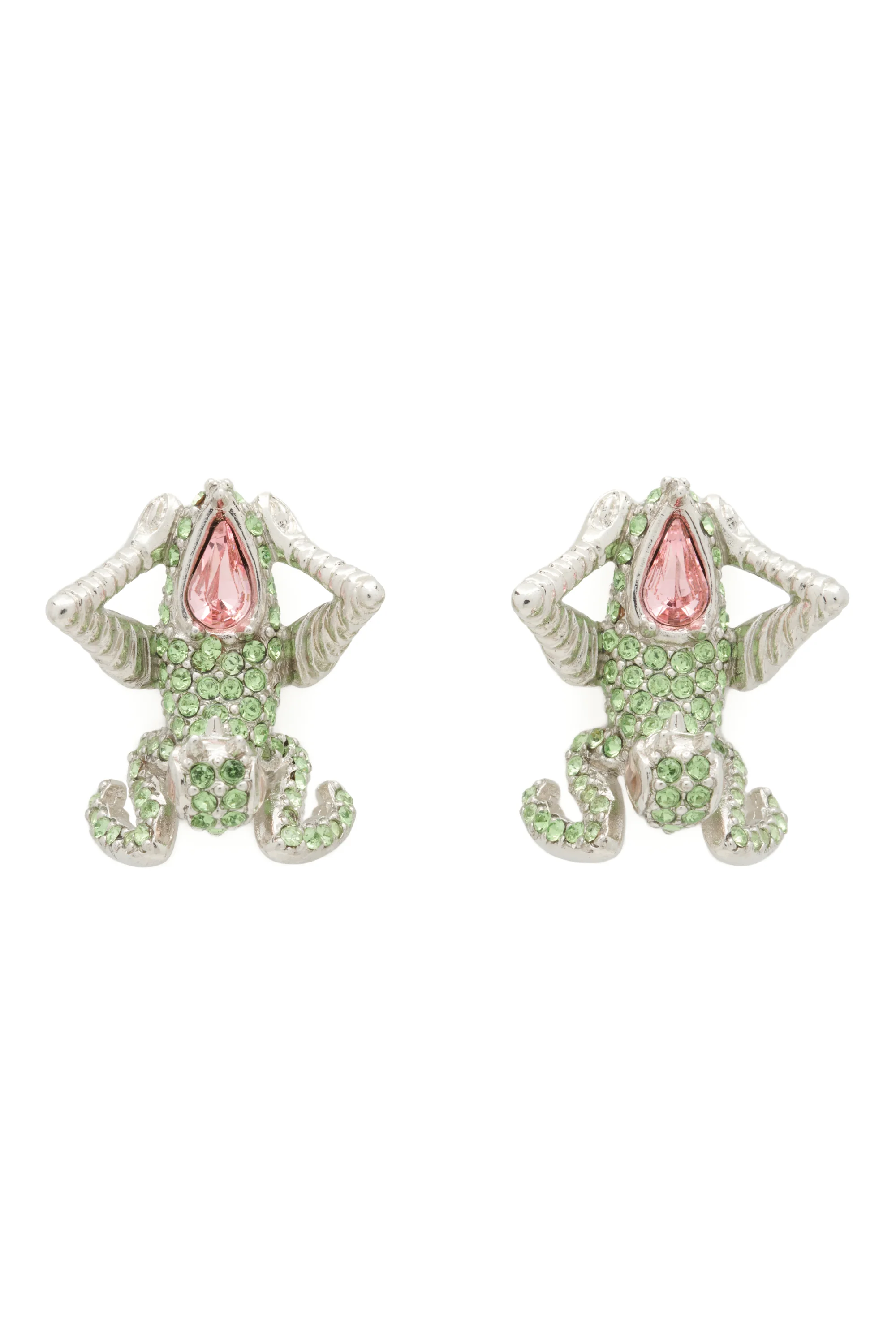 APPLE PINK MANTIS EARRINGS