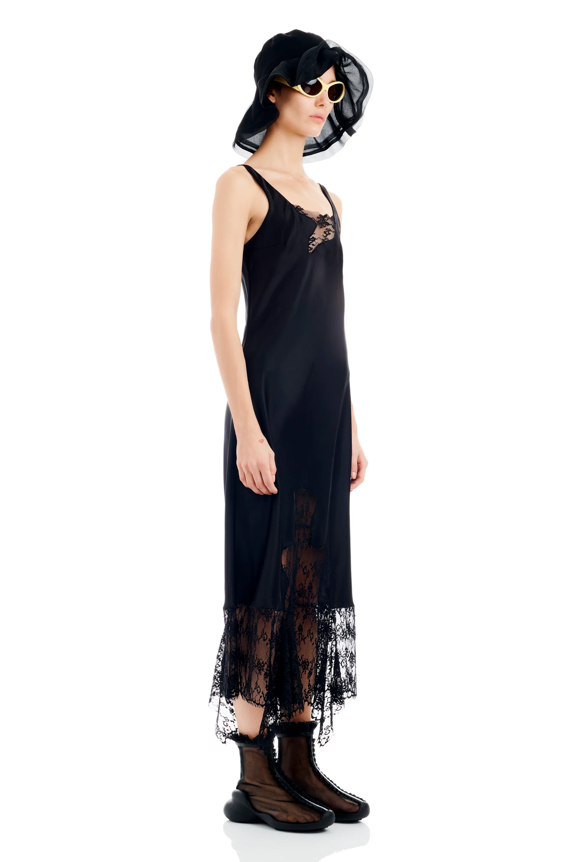 BLACK ANEMONE DRESS - Image 4