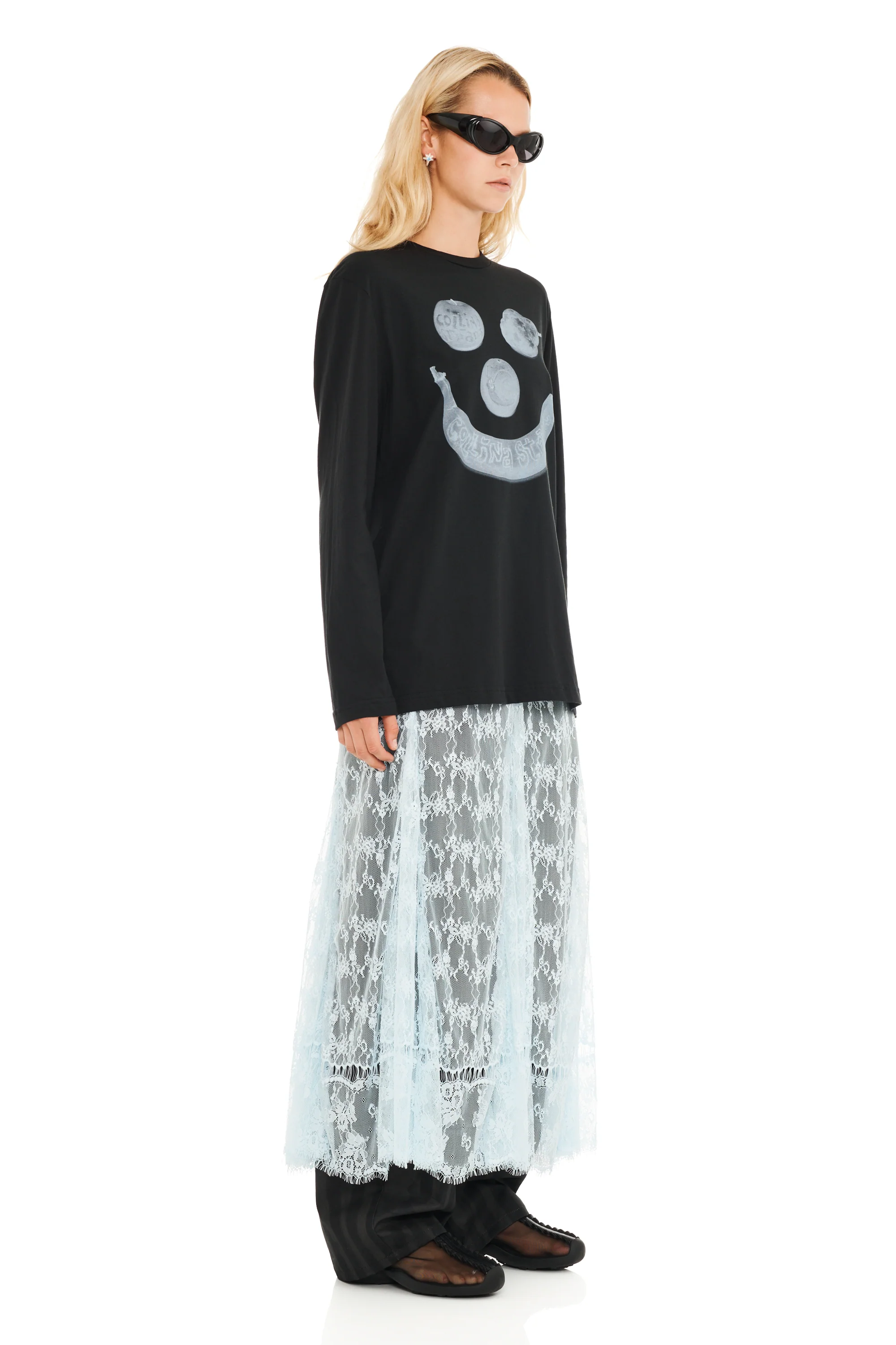 BLACK BANANA X-RAY LONG SLEEVE TEE - Image 5