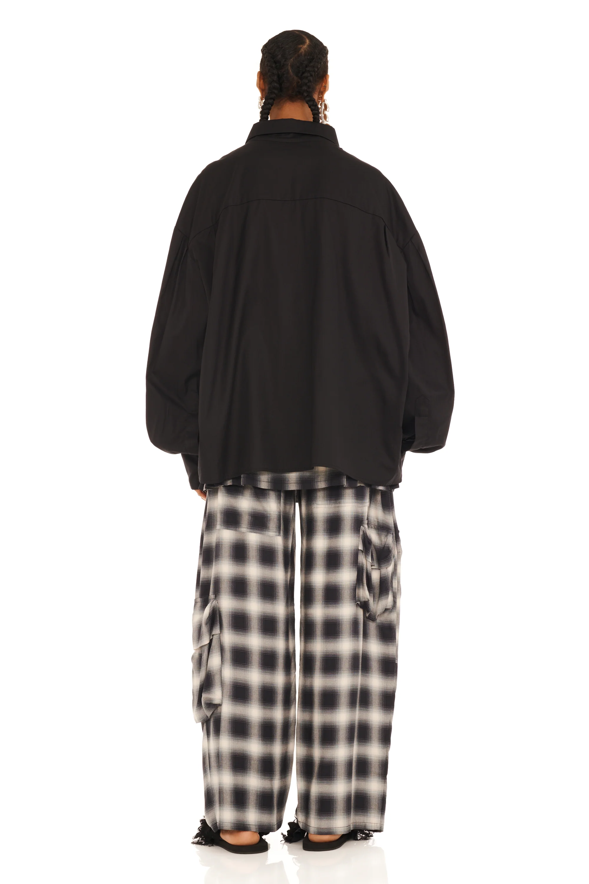 BLACK CHASON BUTTON UP - Image 5