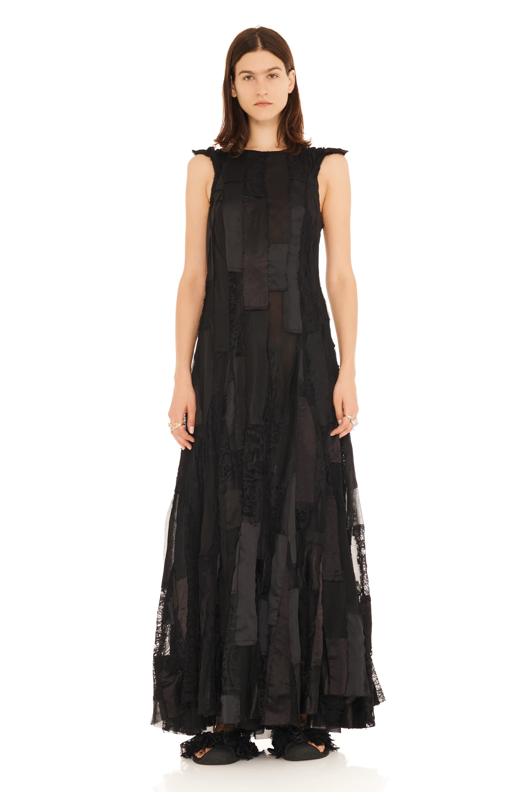 BLACK DEADSTOCK PRIMROSE DRESS