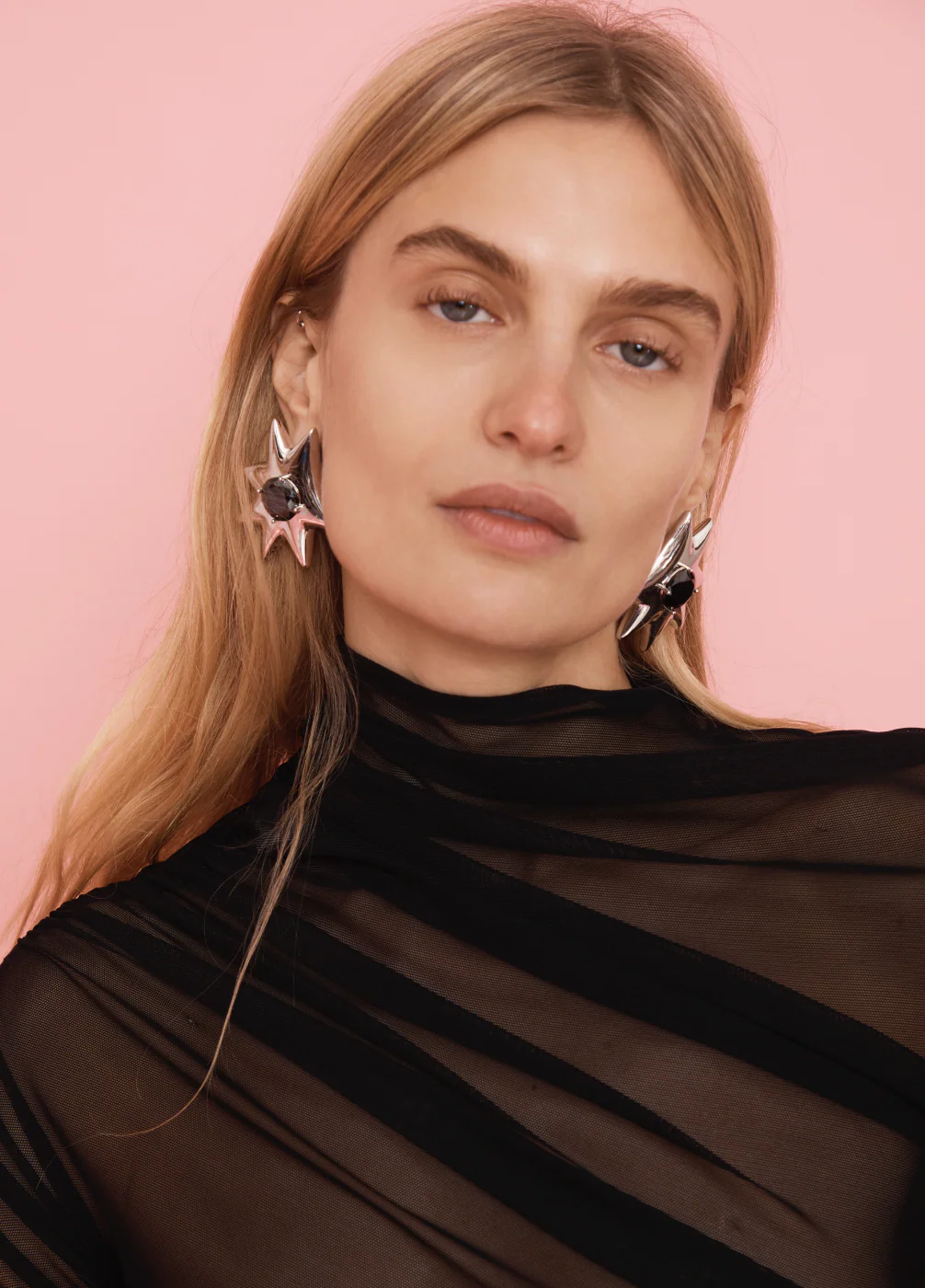 BLACK DIAMOND VALERIAN EARRING - Image 3