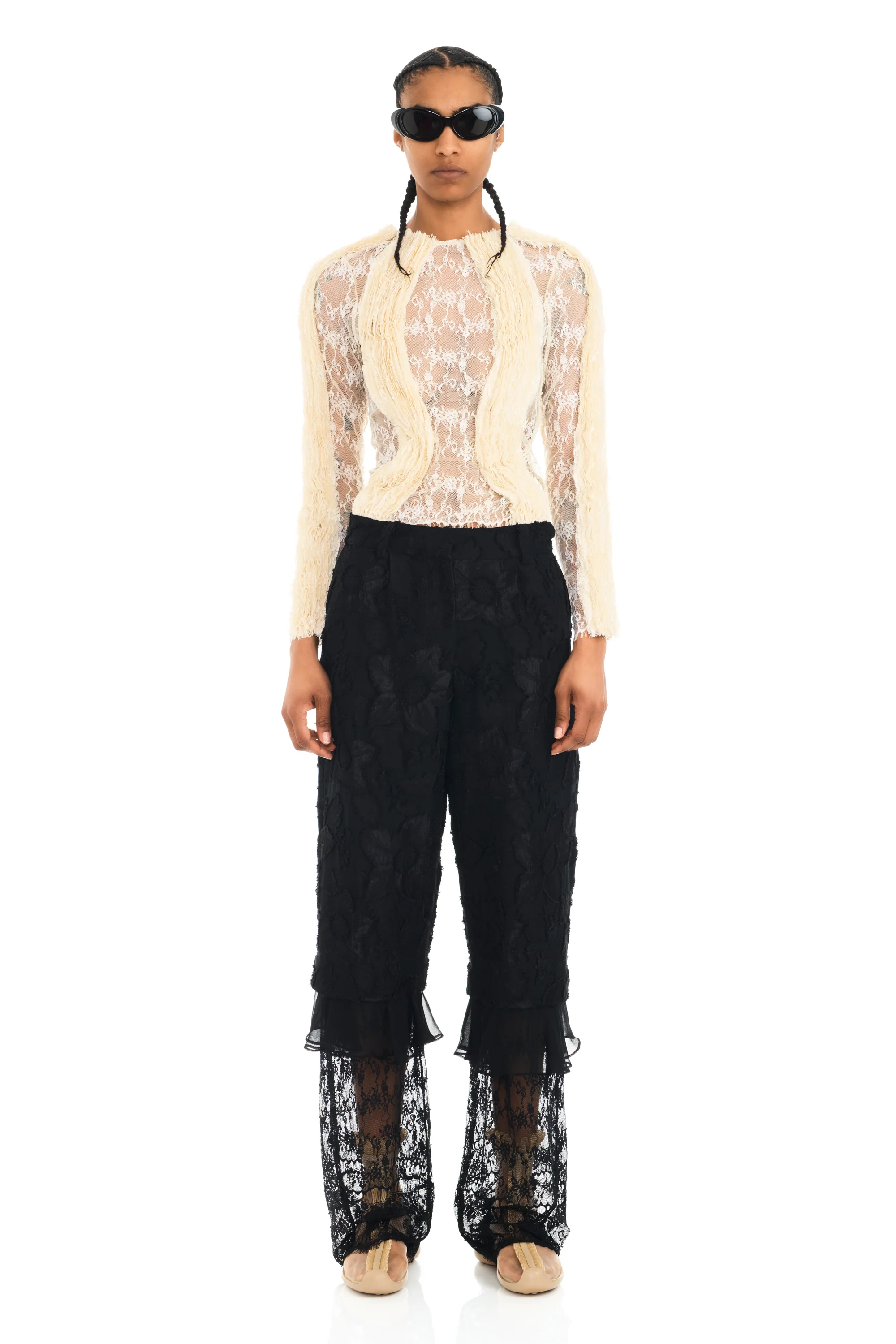 BLACK GERANIUM TROUSER