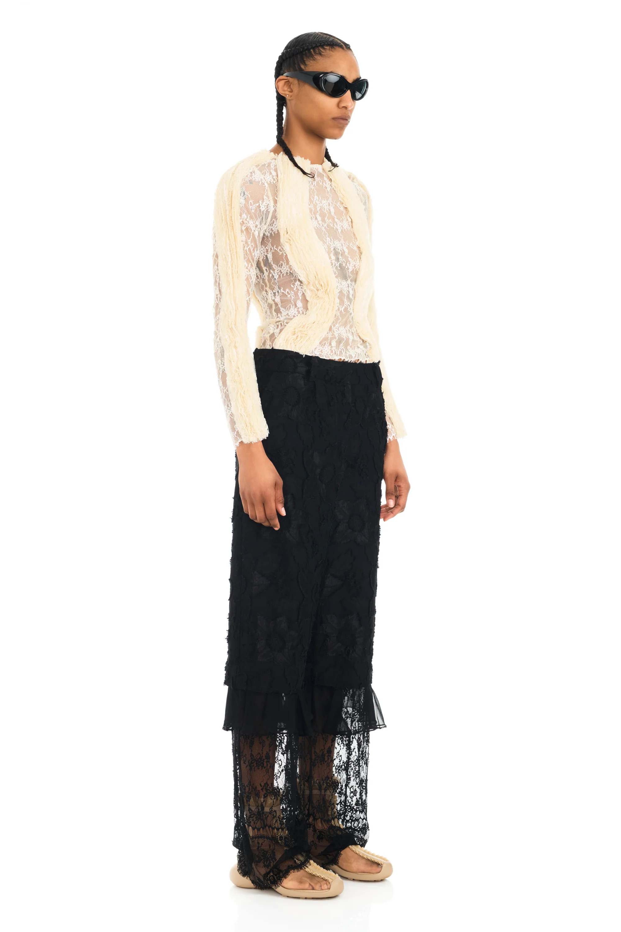 BLACK GERANIUM TROUSER - Image 3