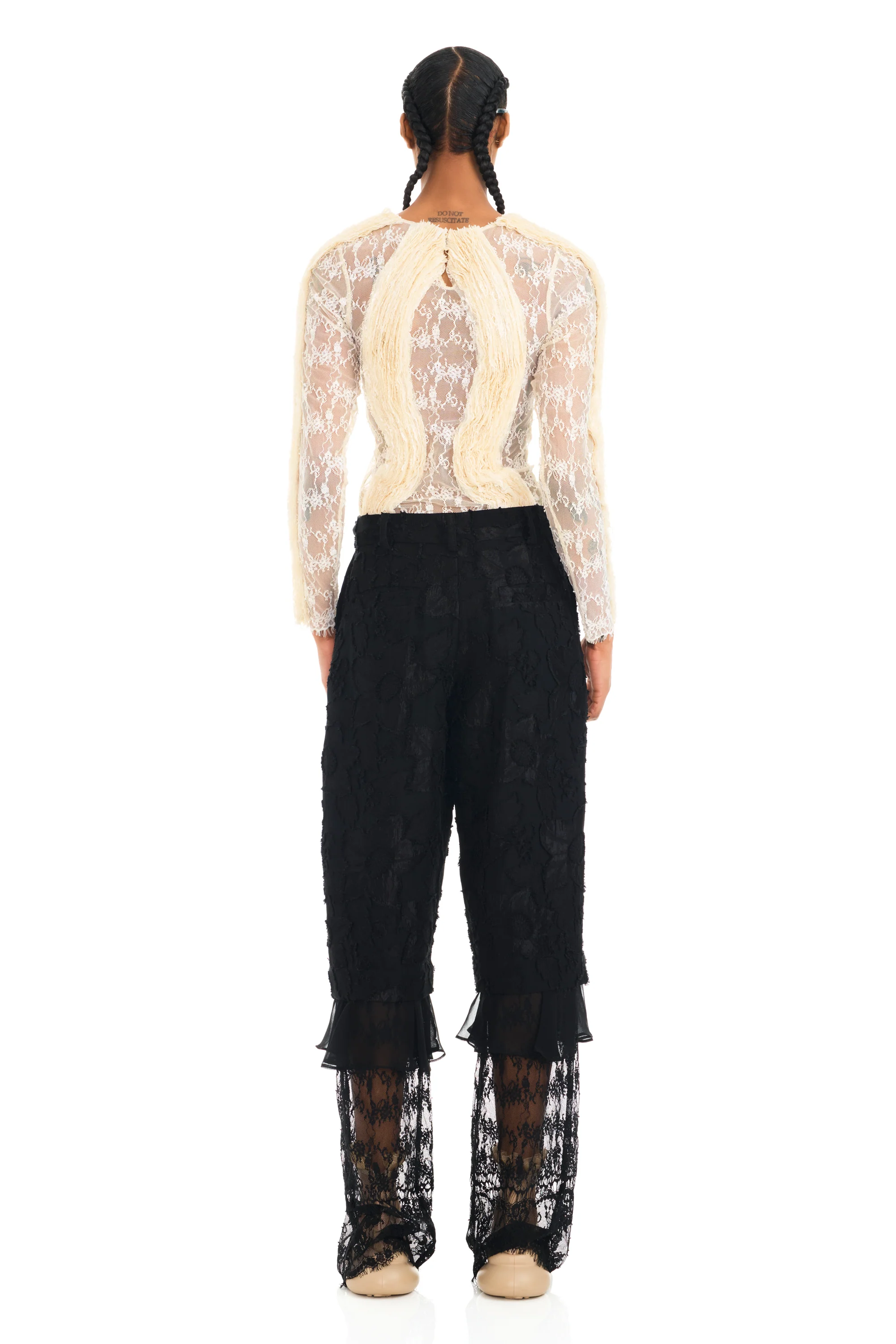 BLACK GERANIUM TROUSER - Image 5