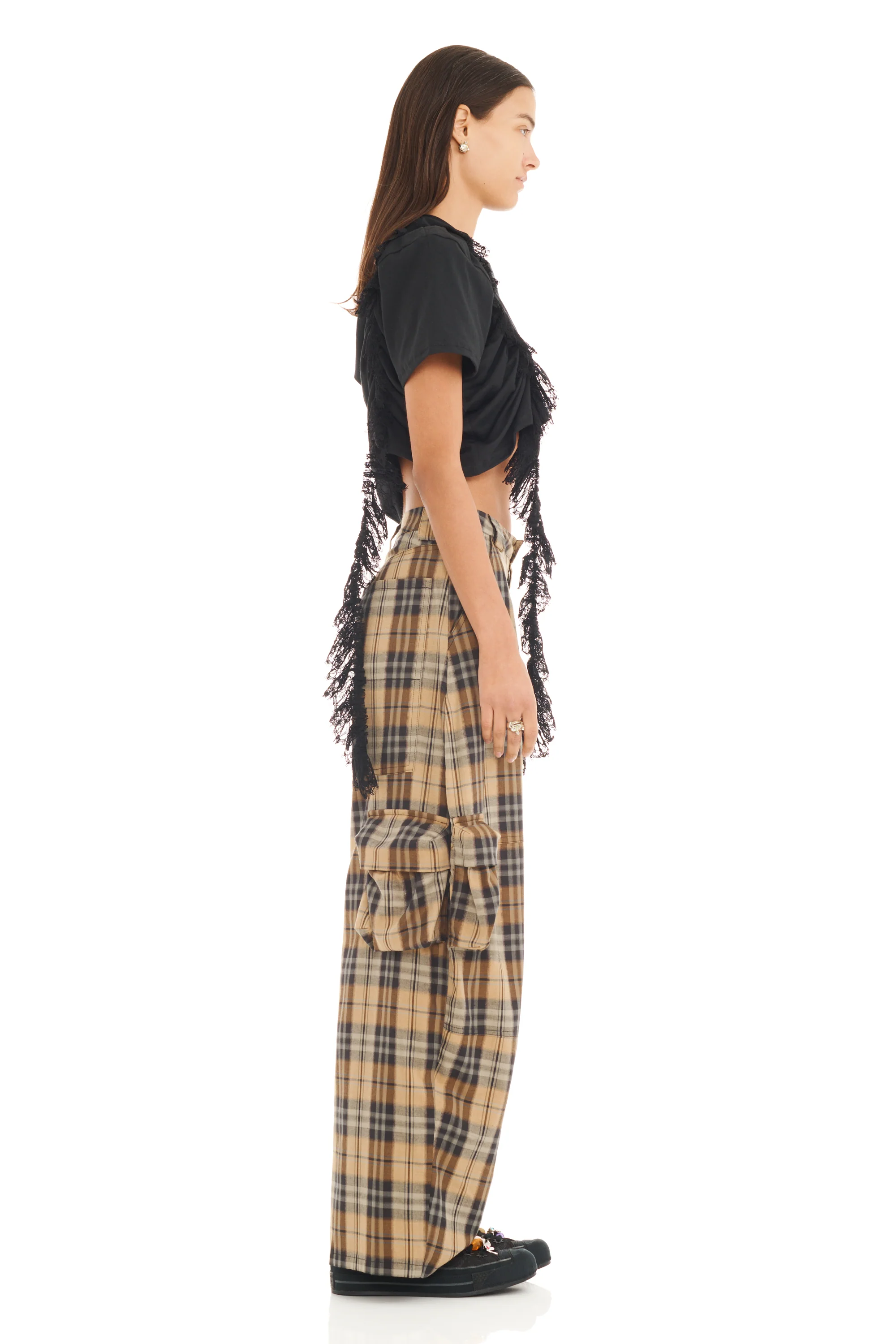 BLACK LACE AMARYLLIS DUO TEE - Image 4