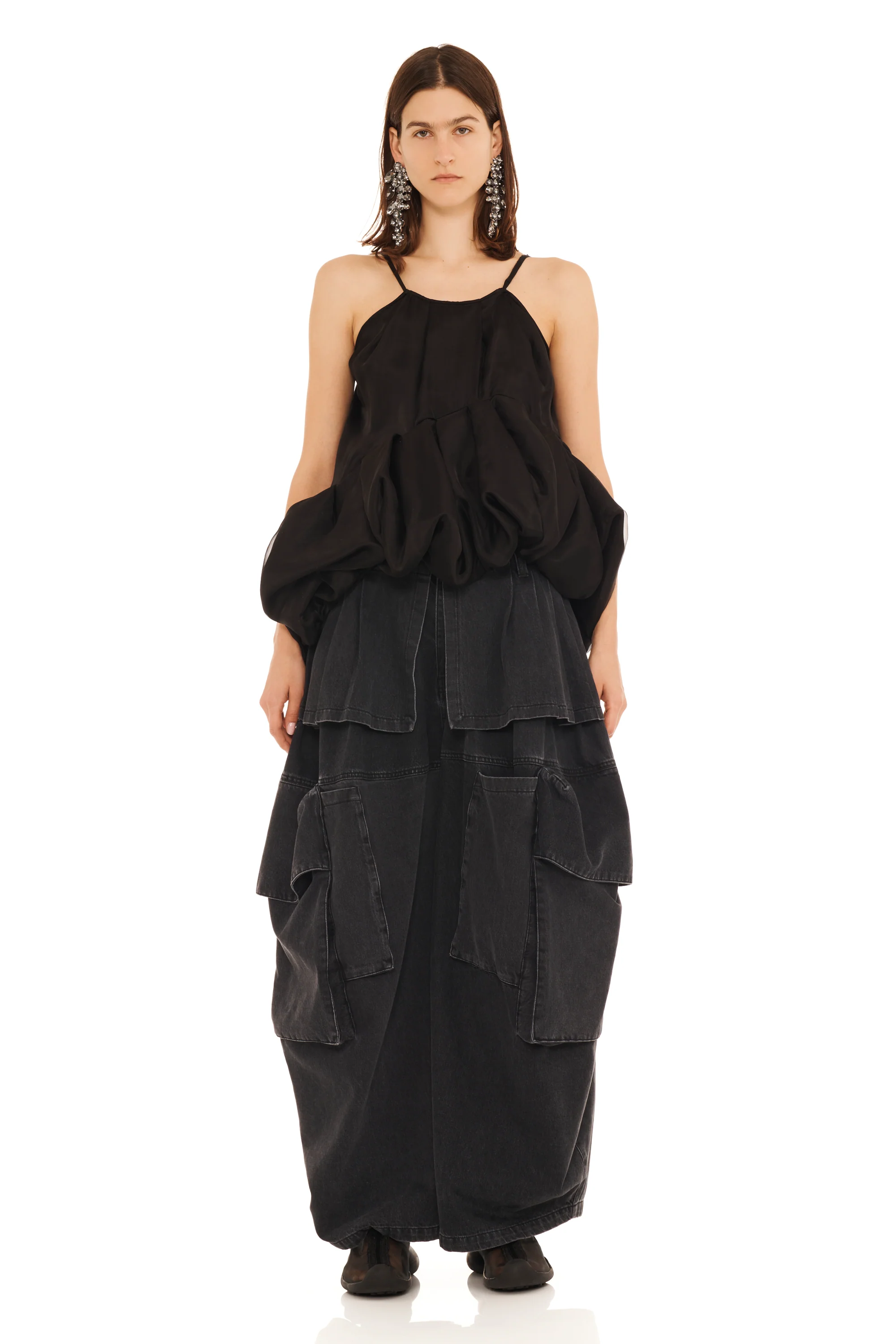 BLACK MINI VALERIAN TOP - Image 3