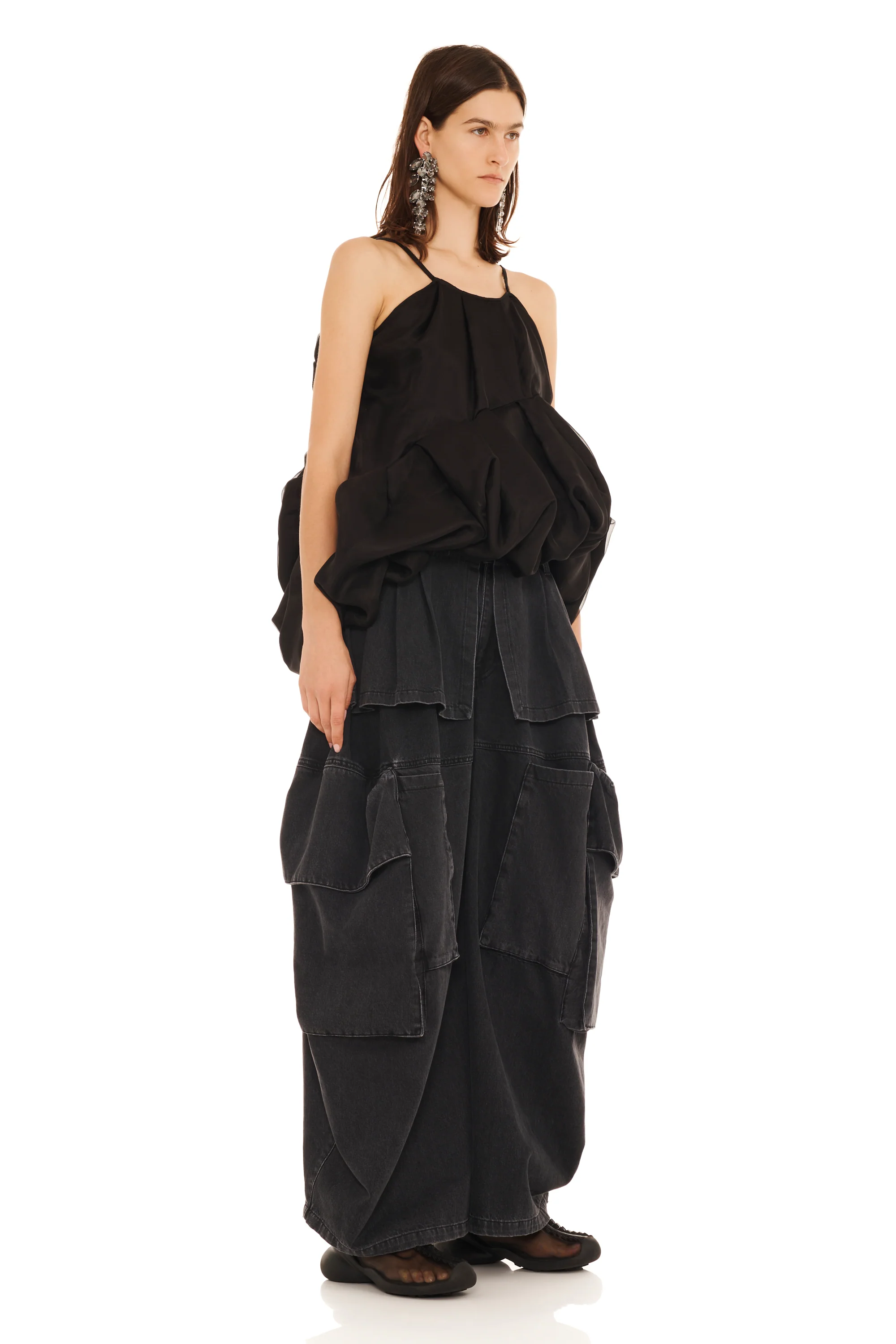 BLACK MINI VALERIAN TOP - Image 4