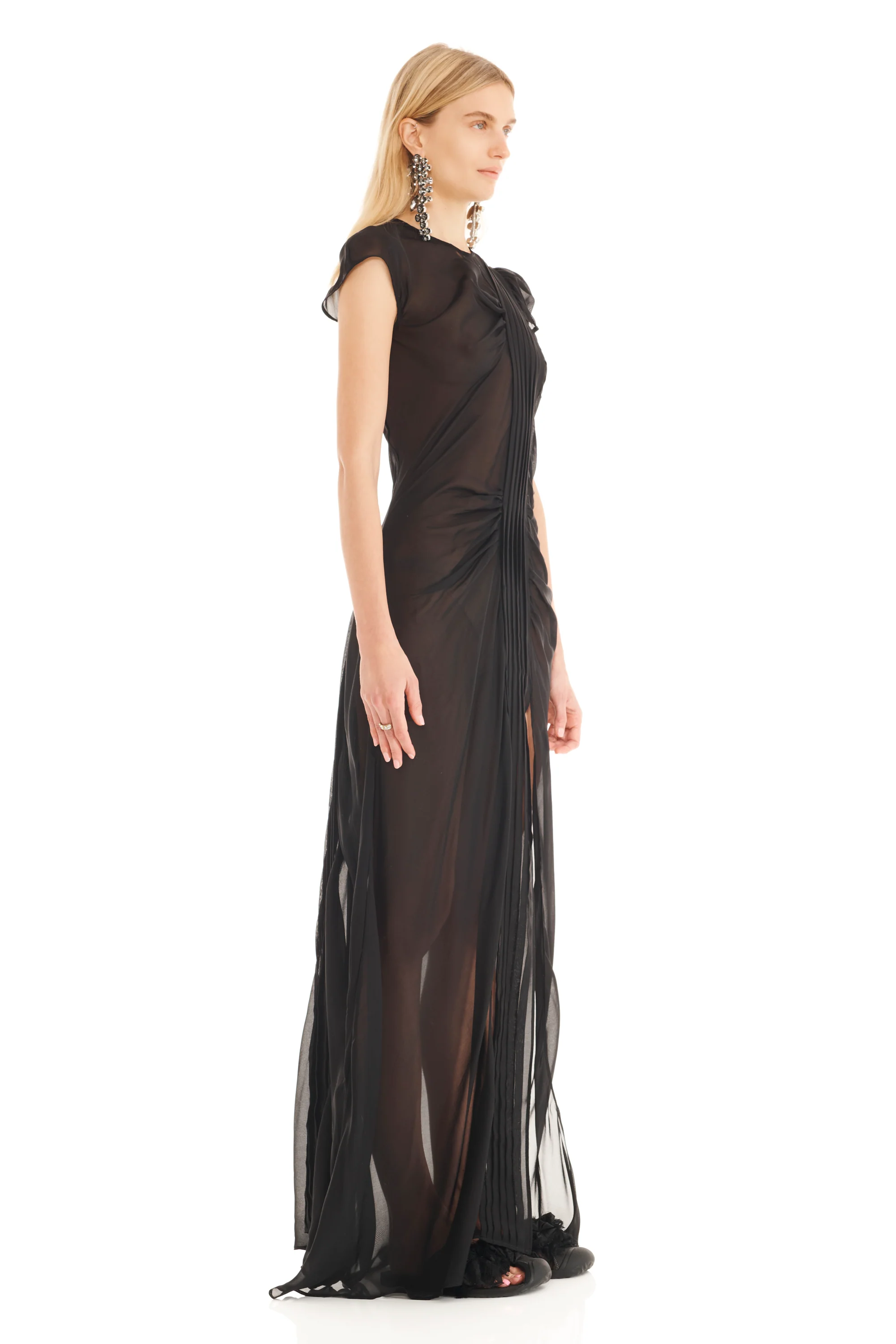 BLACK OYINDA DRESS - Image 4