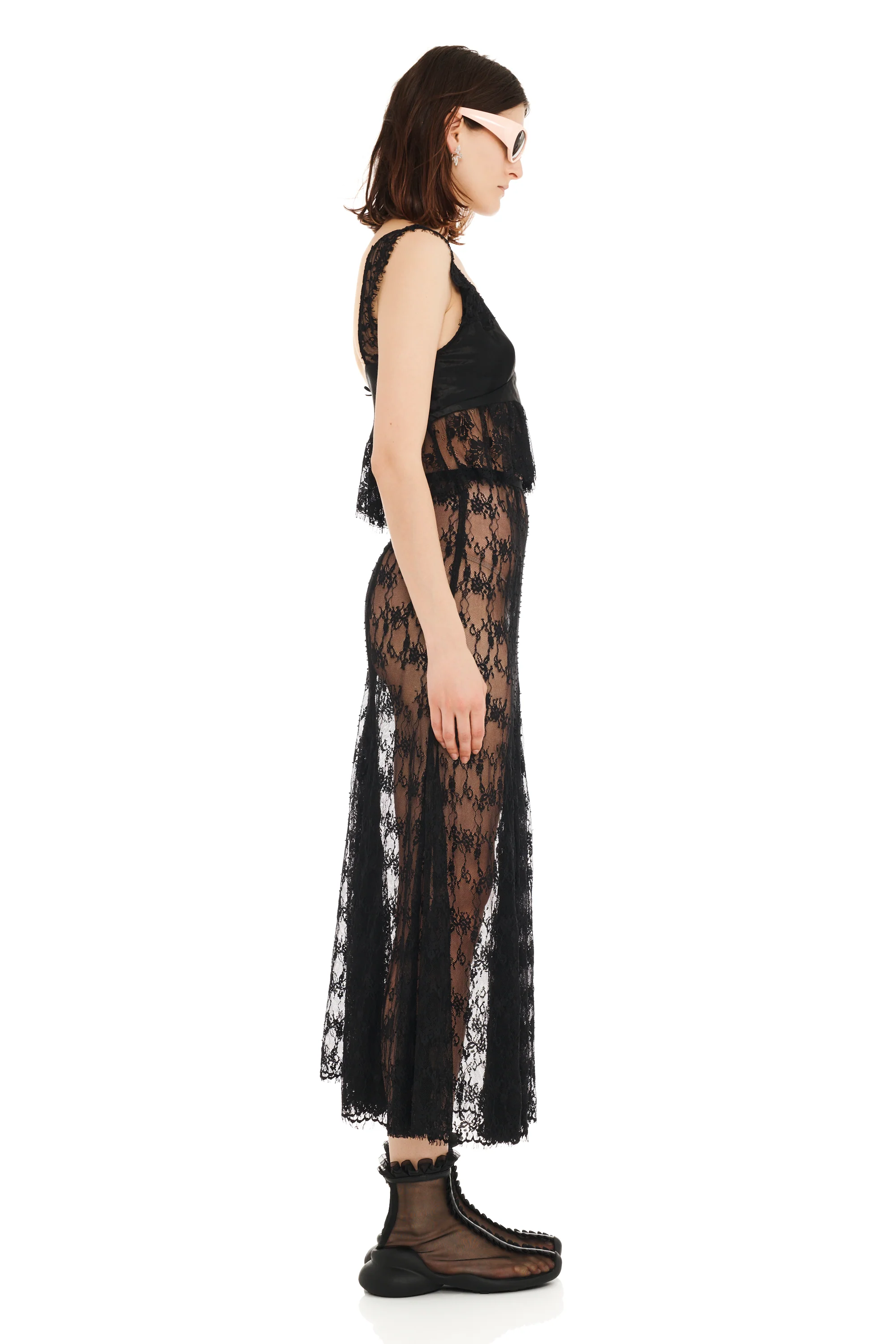 BLACK PAMELA SKIRT - Image 3