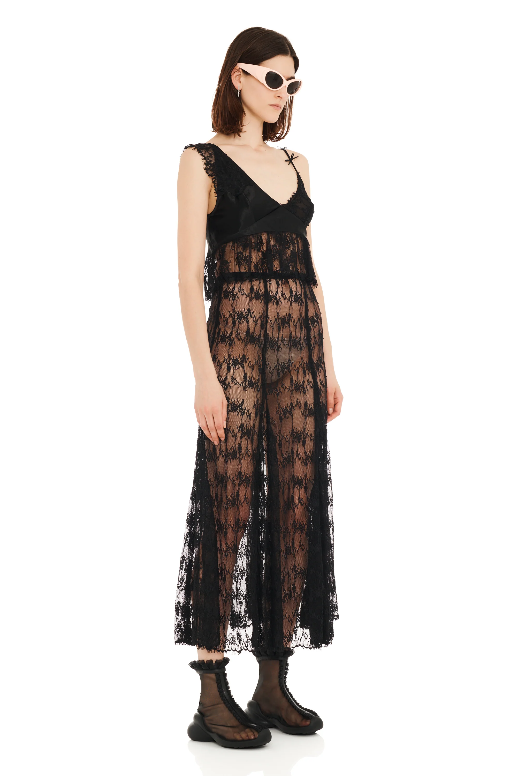 BLACK PAMELA SKIRT - Image 4
