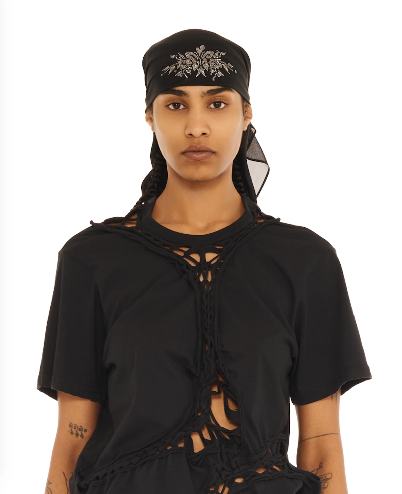 BLACK PRINCESS FOULARD