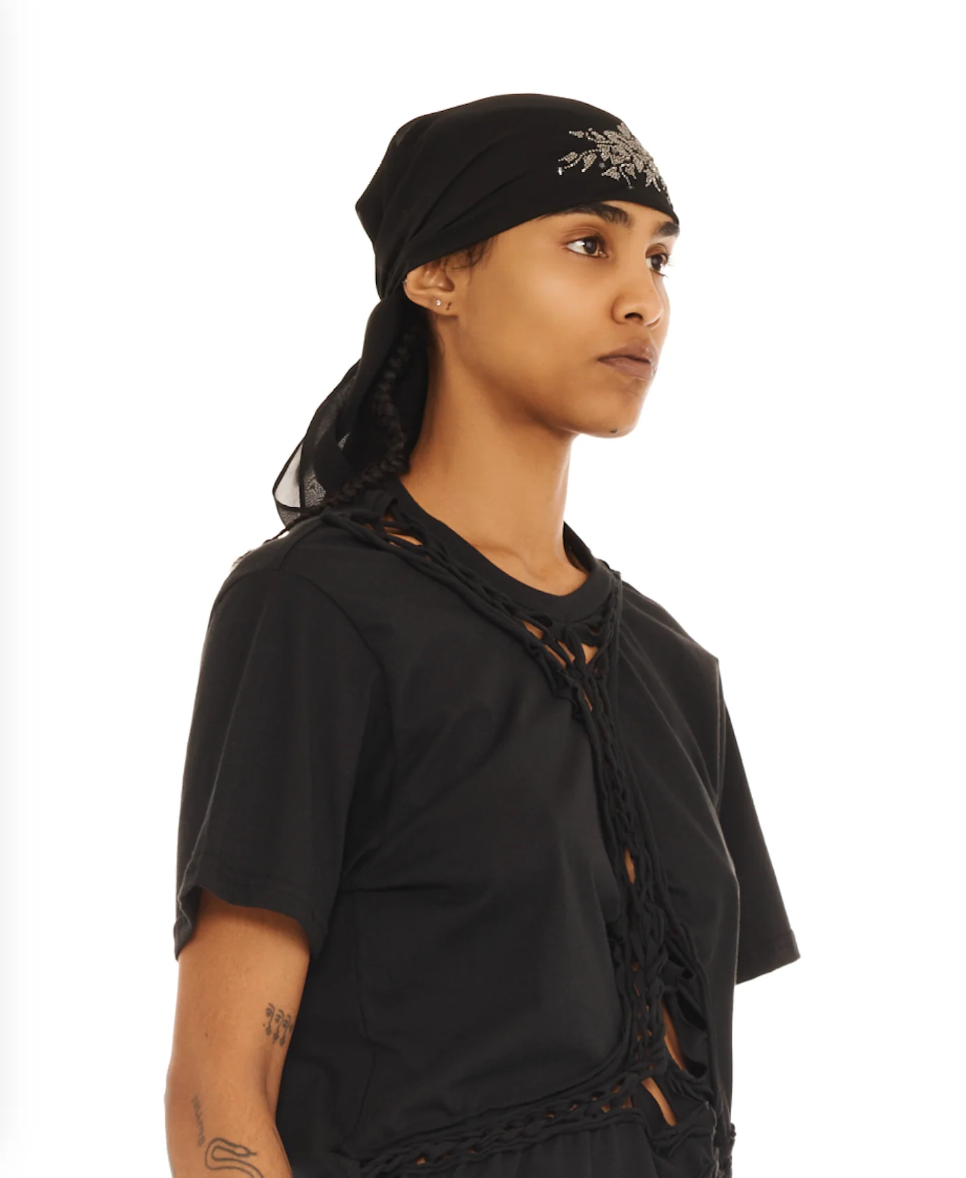 BLACK PRINCESS FOULARD - Image 2