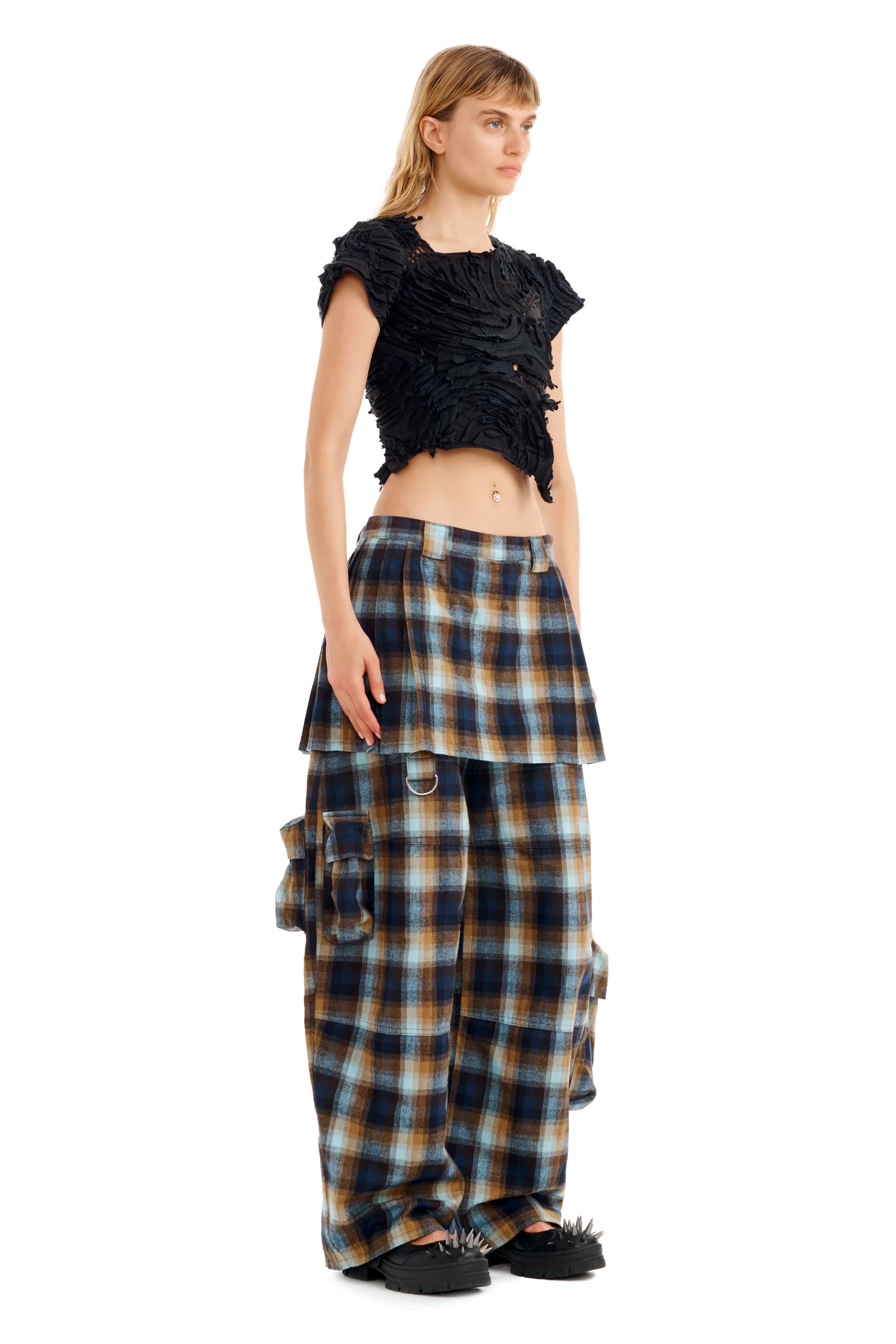 BLACK S/S CHIRP TOP - Image 7