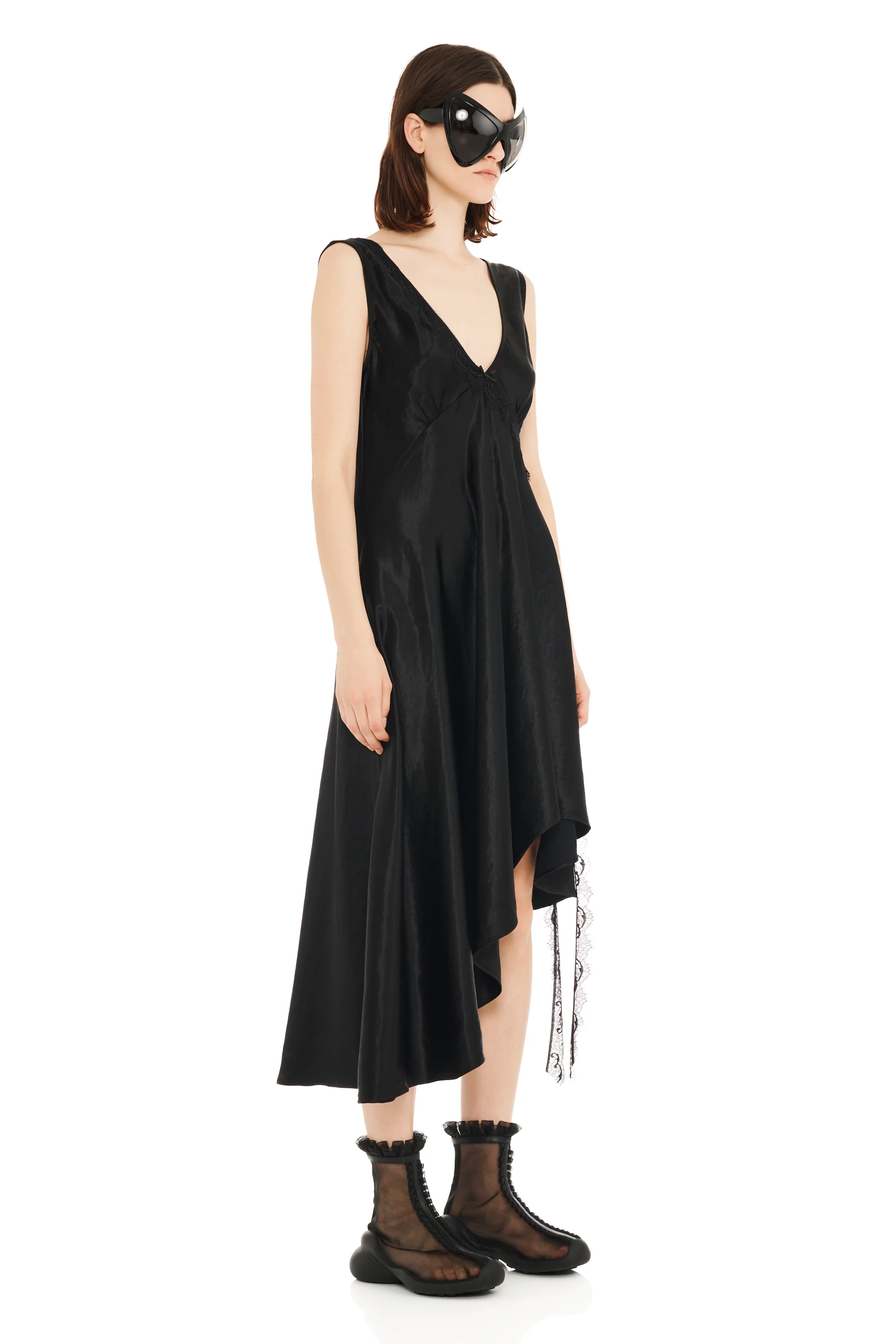 BLACK TULIP DRESS - Image 3