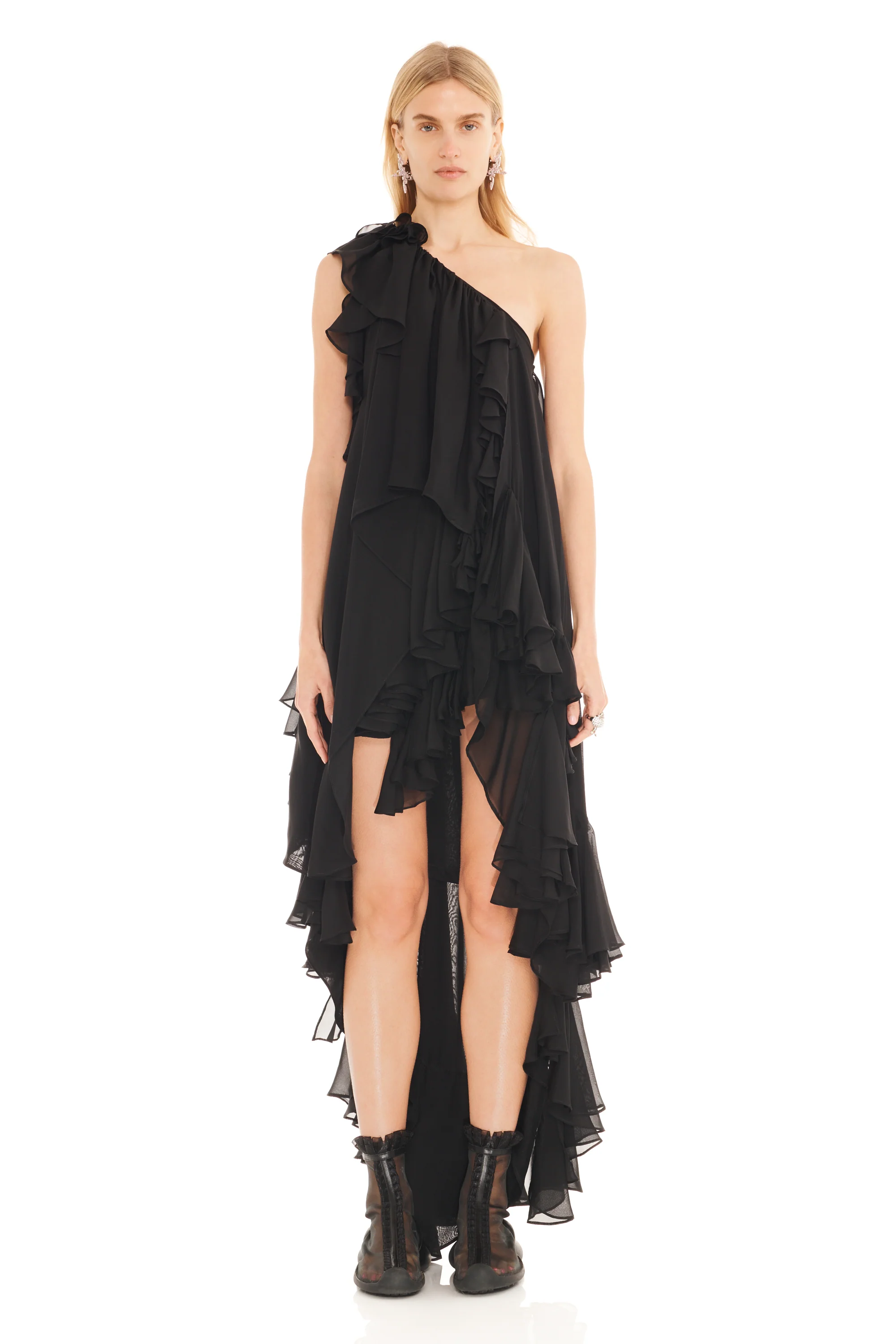 BLACK VIOLET DRESS