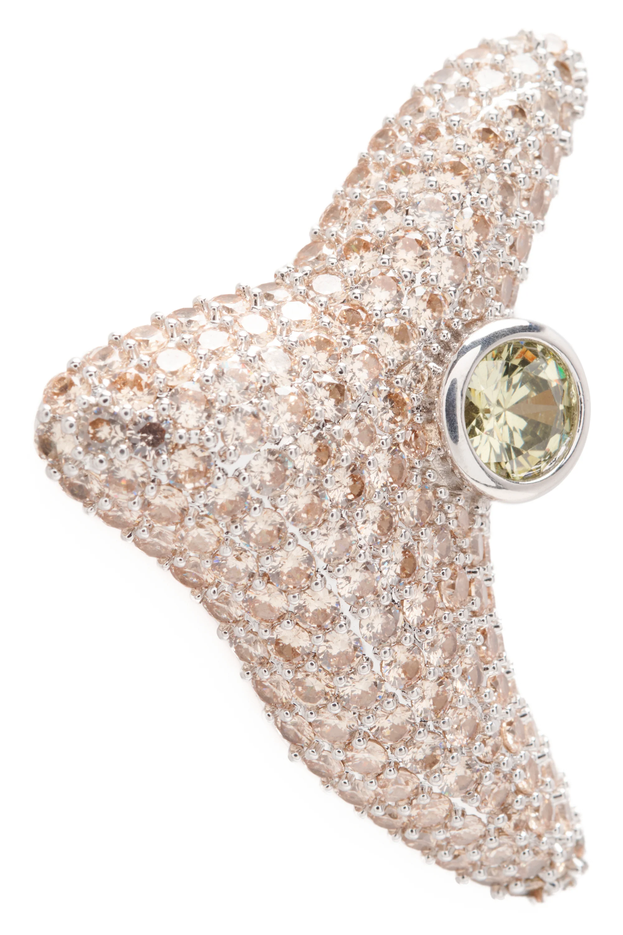 CHAMPAGNE OLIVE SUPER TRIGON STUDS - Image 2