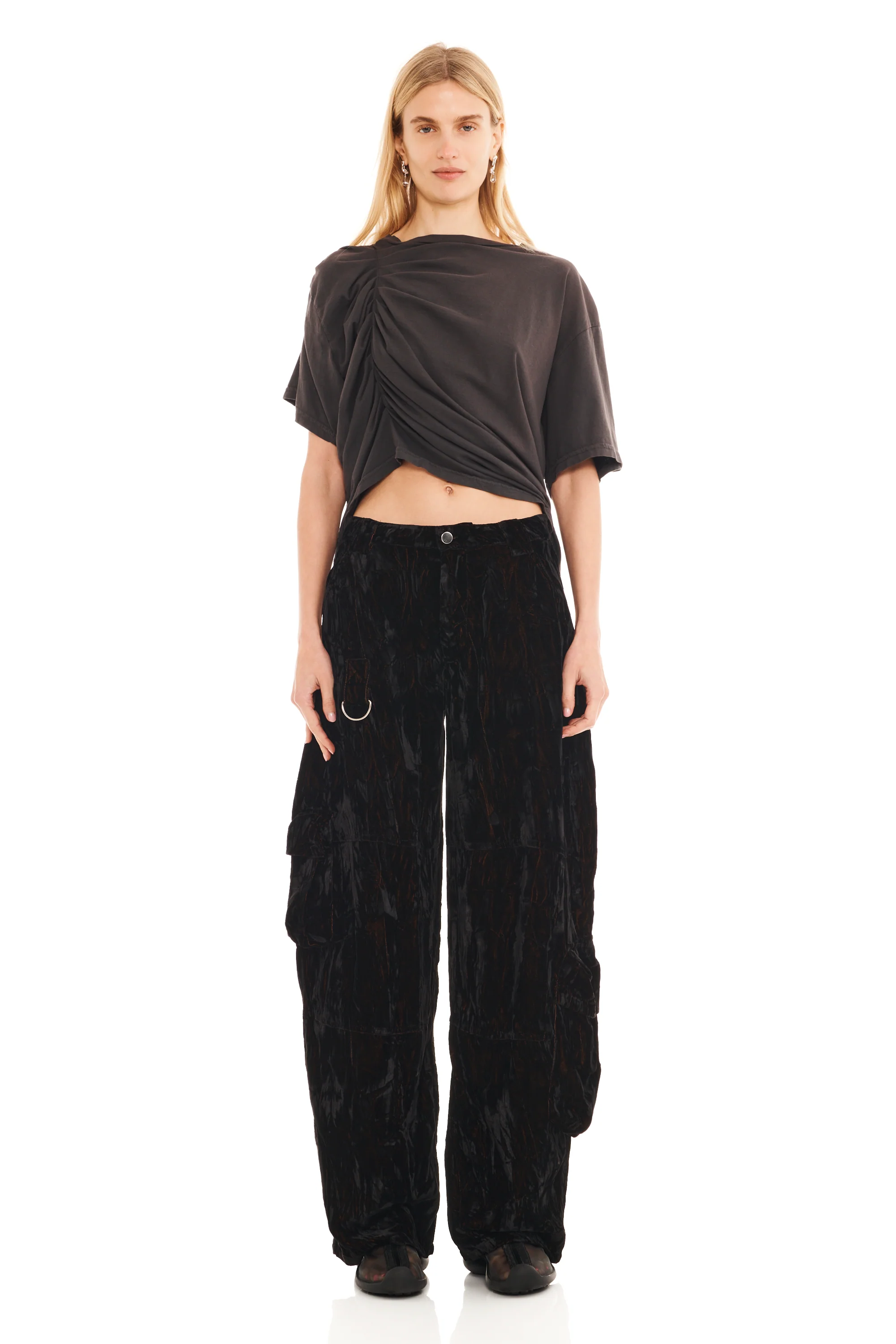 CHARCOAL AMARYLLIS DUO TEE - Image 5