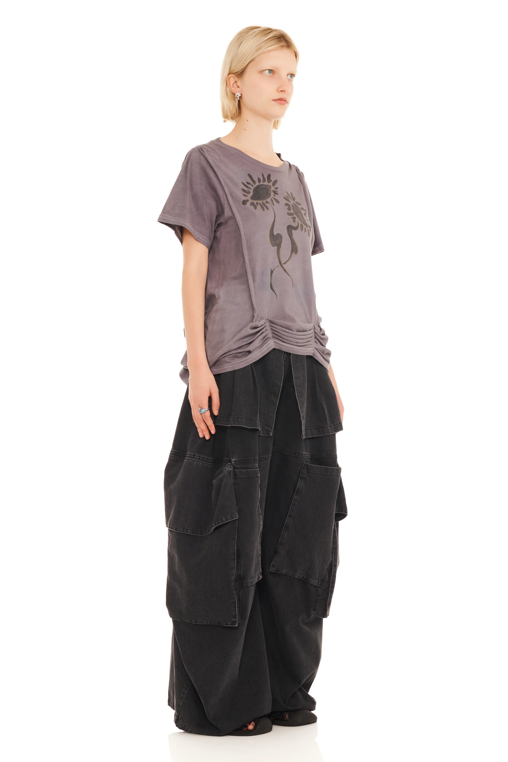CHARCOAL HAZEL CARGO PANT - Image 4