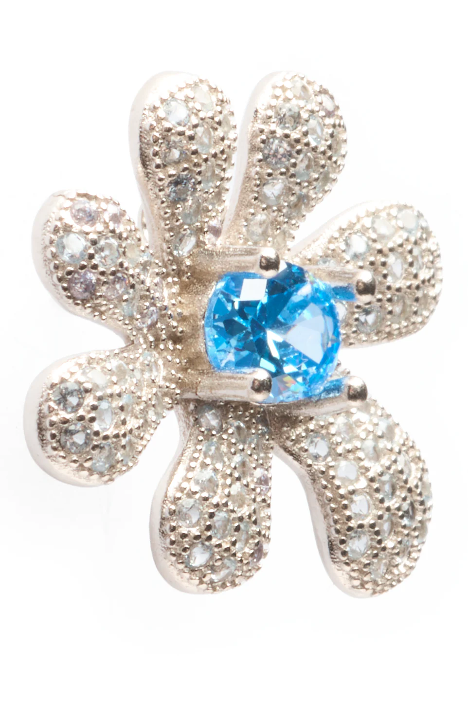 CLEAR SKY SQUASHED BLOSSOM EARRING - Image 3