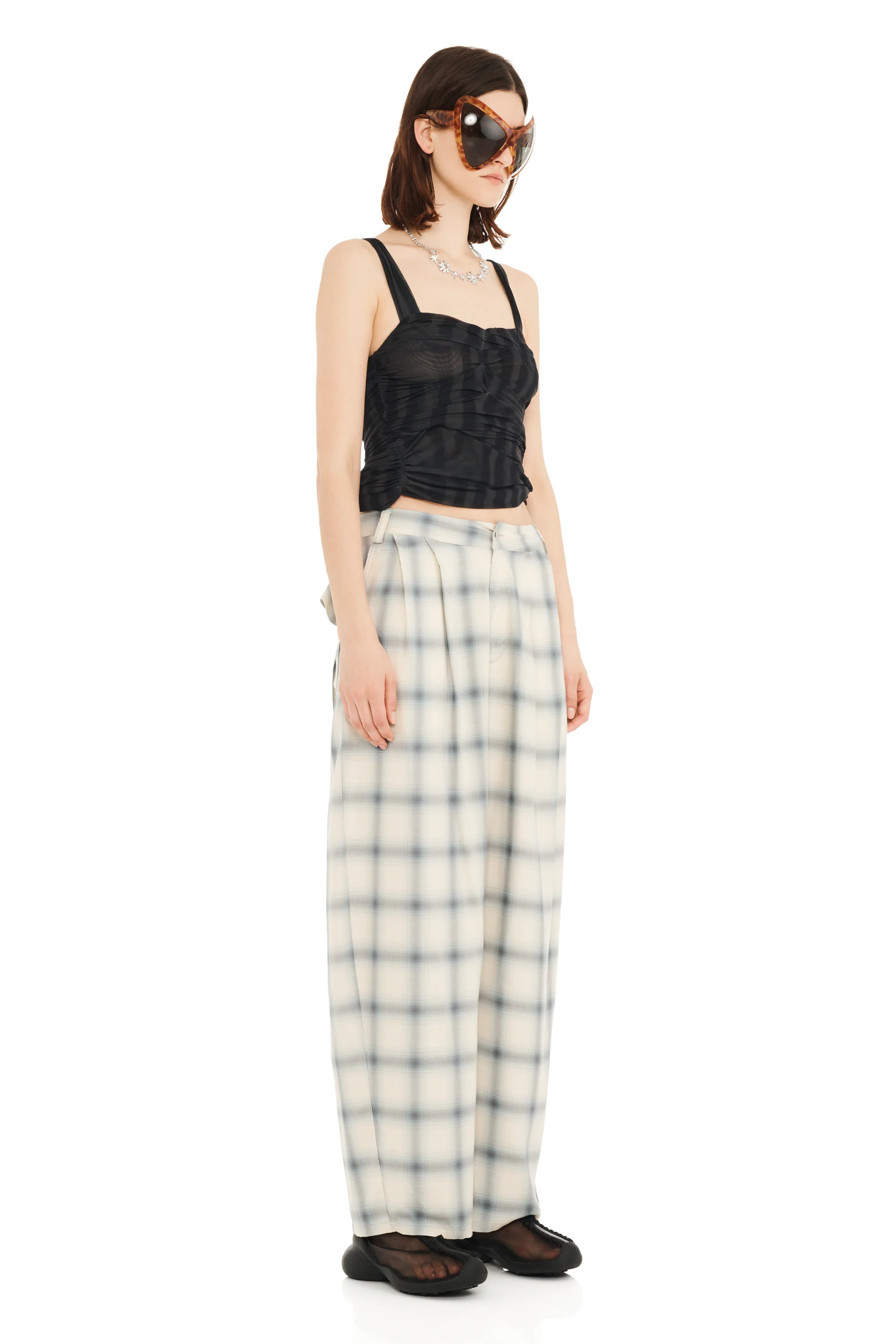 CLOUDY PLAID CATCHFLY PANT - Image 5