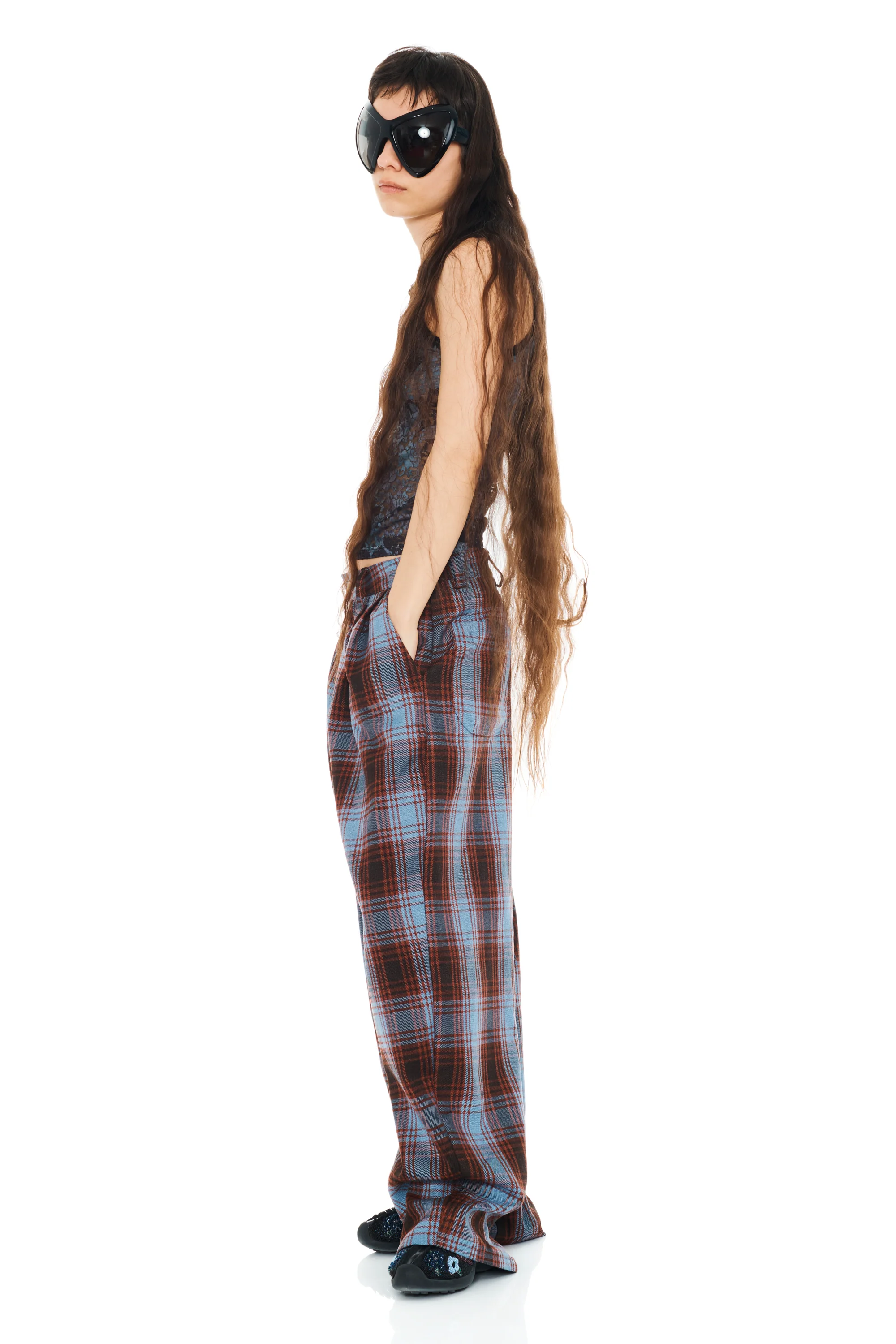 CRANBERRY SKY PLAID CATCHFLY PANT - Image 2