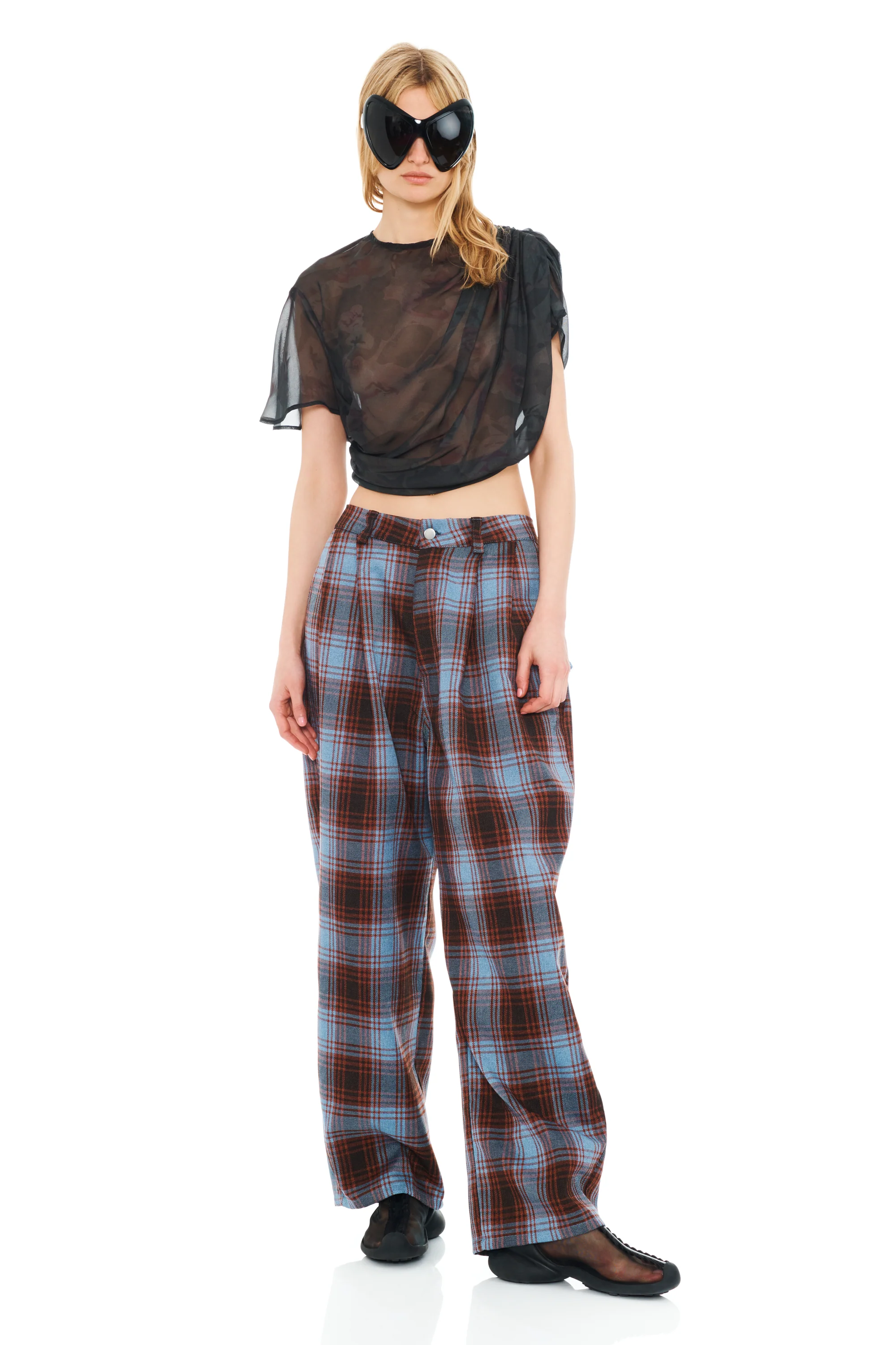 CRANBERRY SKY PLAID CATCHFLY PANT - Image 3