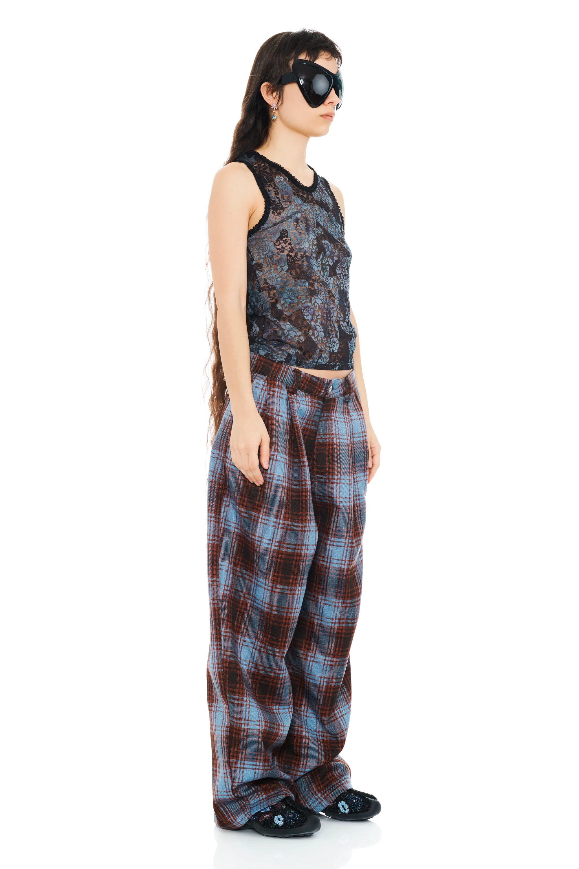 CRANBERRY SKY PLAID CATCHFLY PANT - Image 4