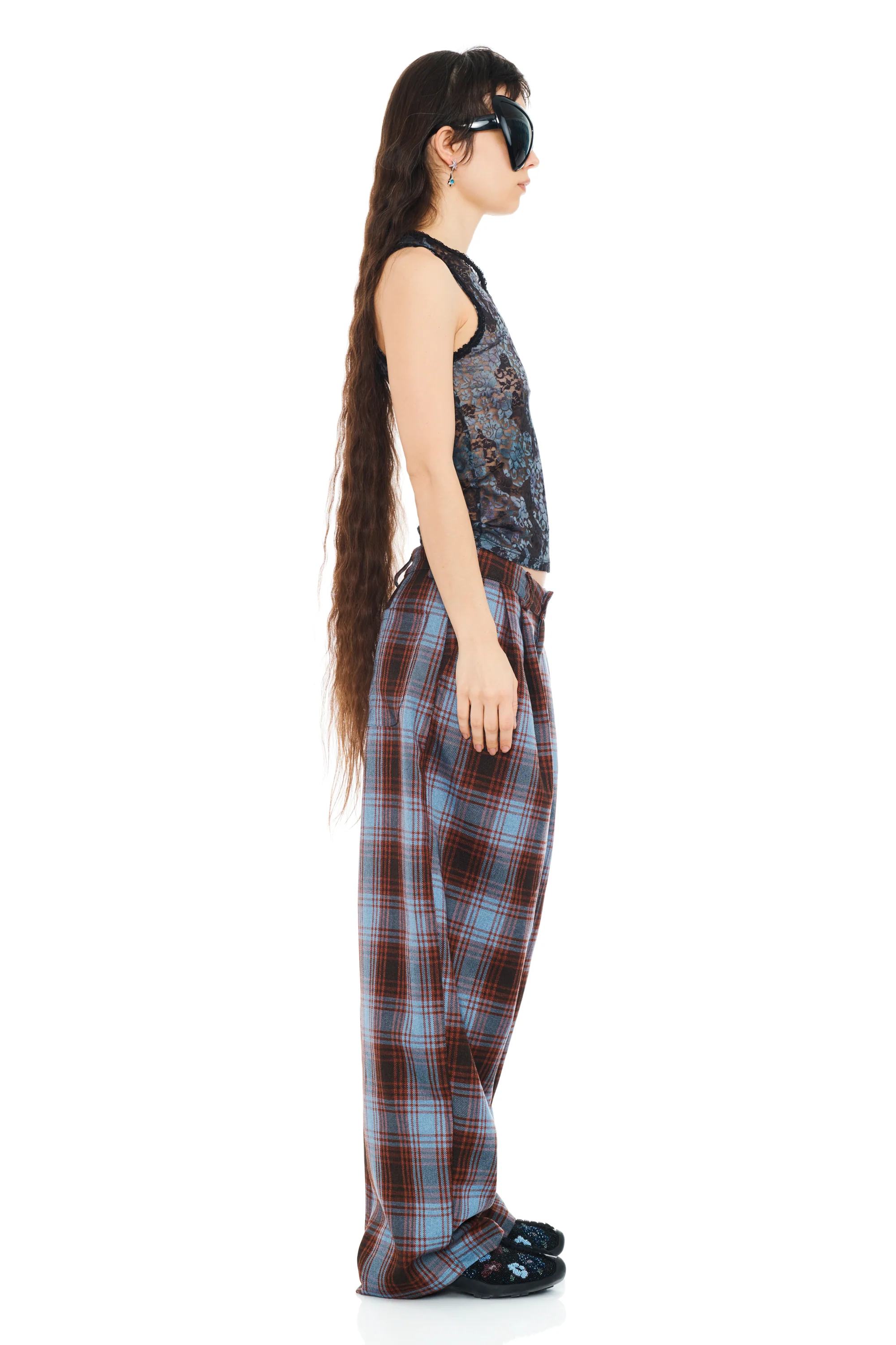 CRANBERRY SKY PLAID CATCHFLY PANT - Image 5