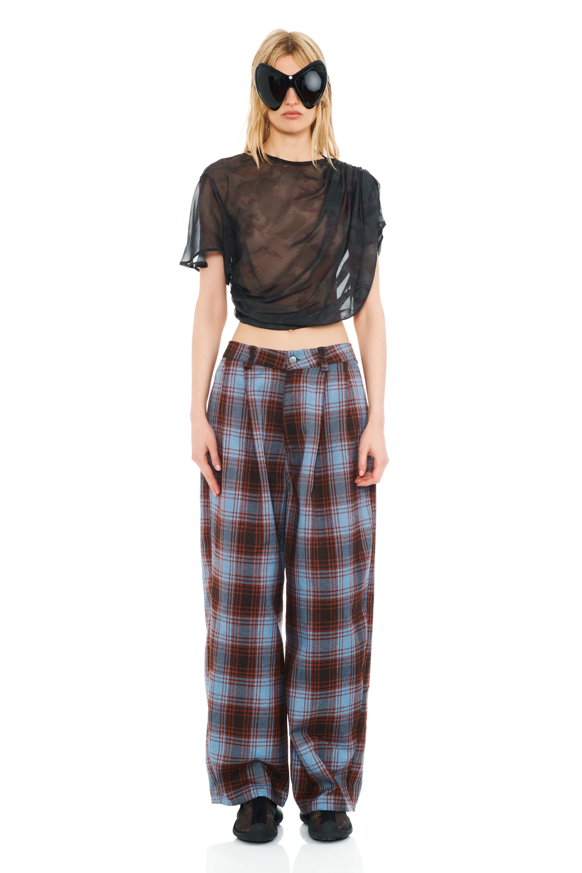 CRANBERRY SKY PLAID CATCHFLY PANT - Image 7