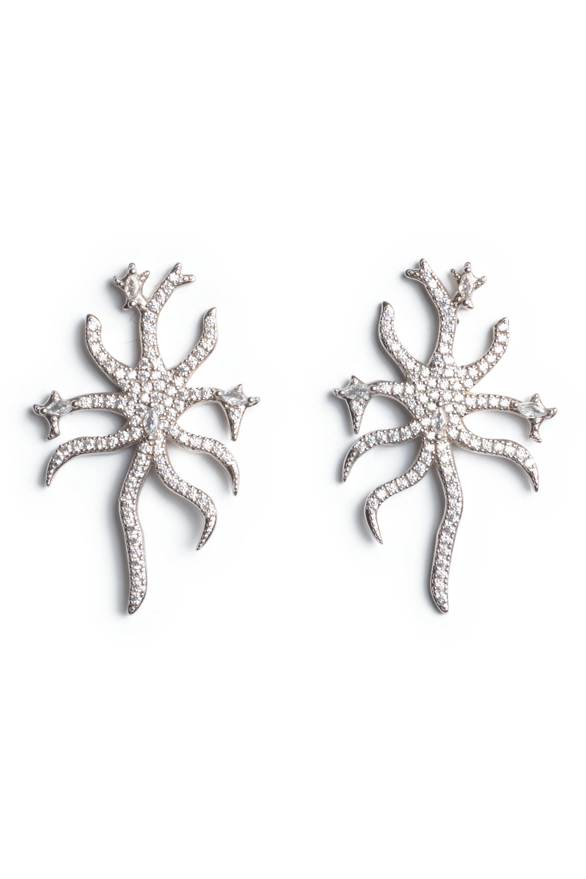 CRYSTAL CLEAR ETOILE EARRING