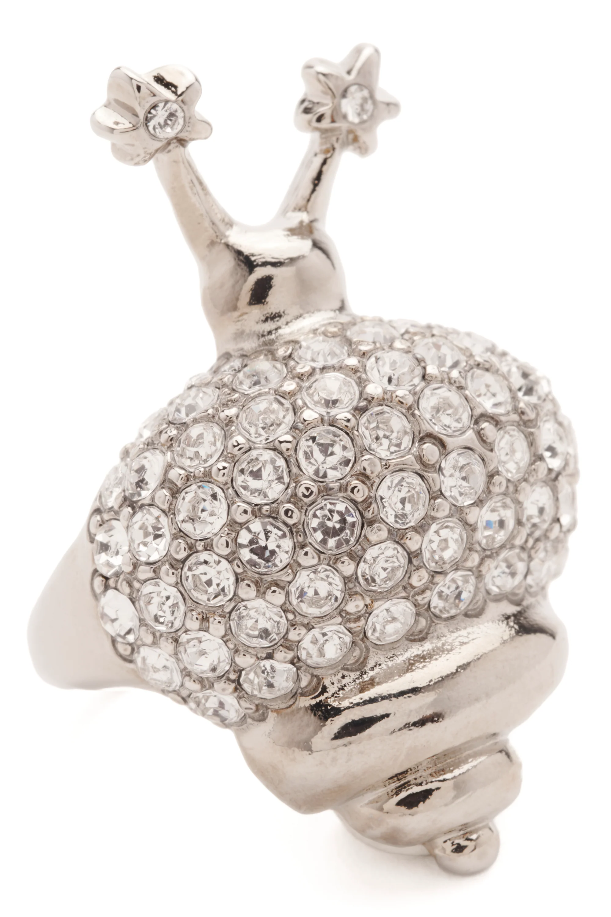 CRYSTAL CLEAR SNAIL RING - Image 3