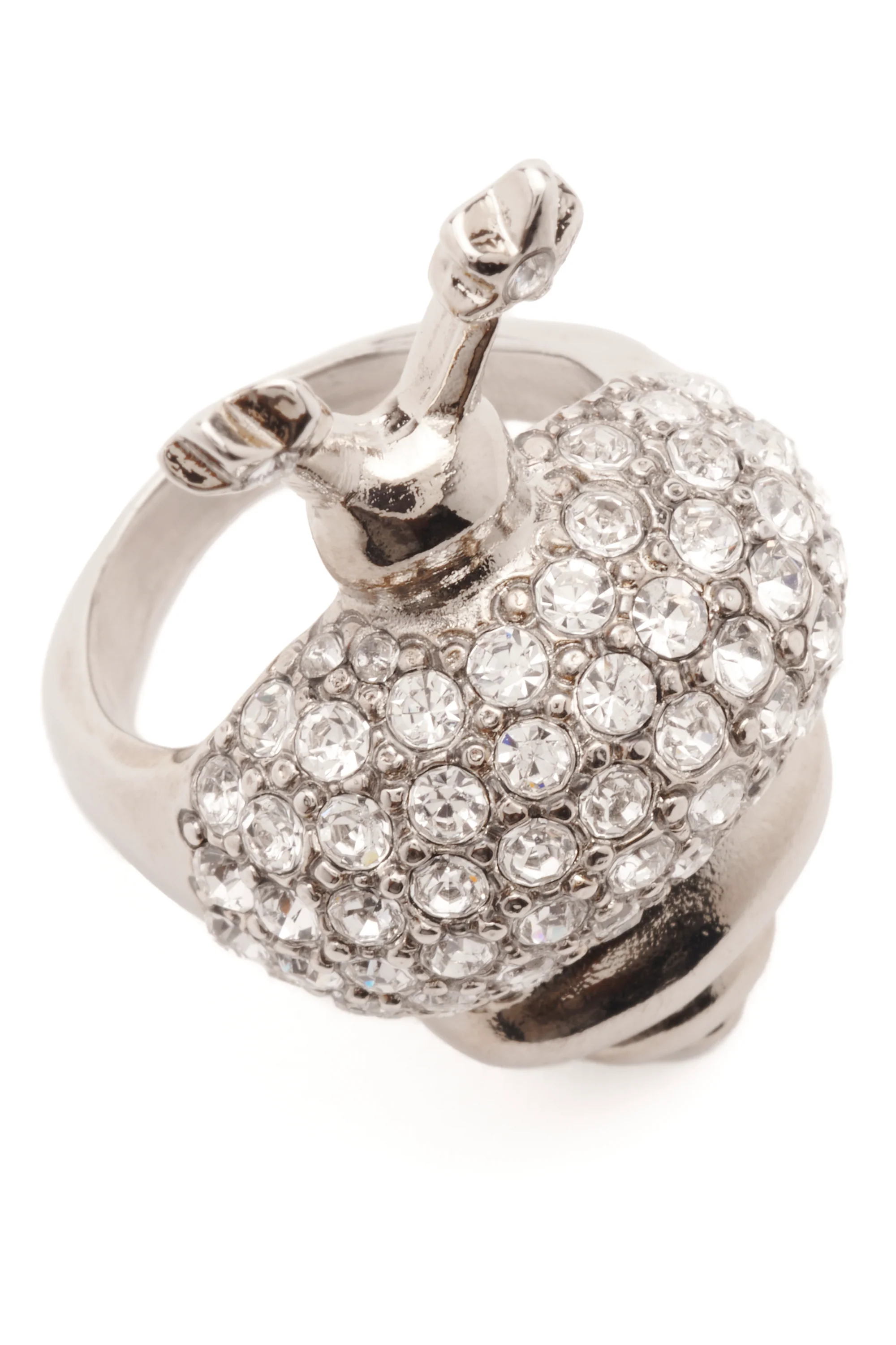 CRYSTAL CLEAR SNAIL RING - Image 4