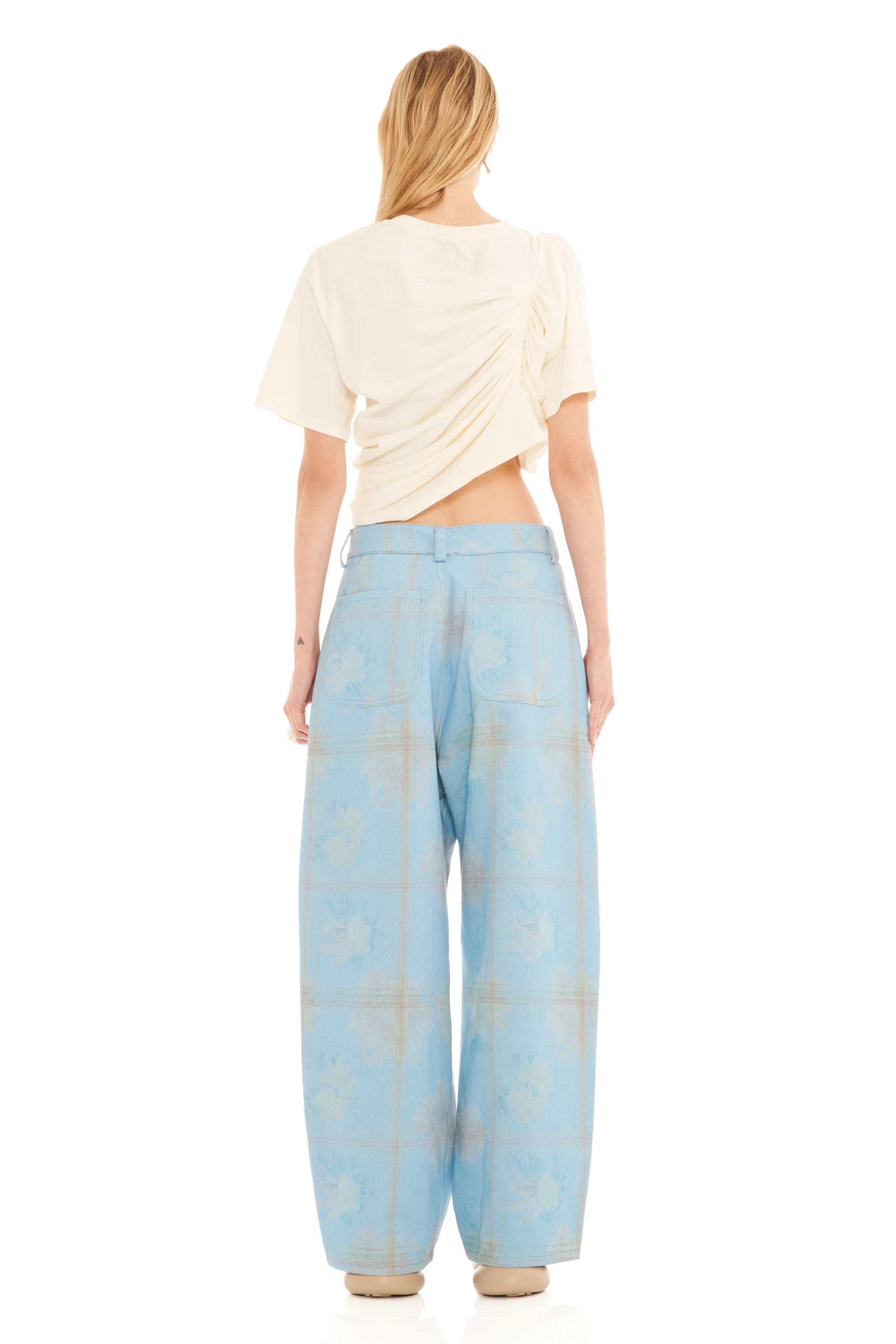 DENIM PICNIC CATCHFLY PANT - Image 6