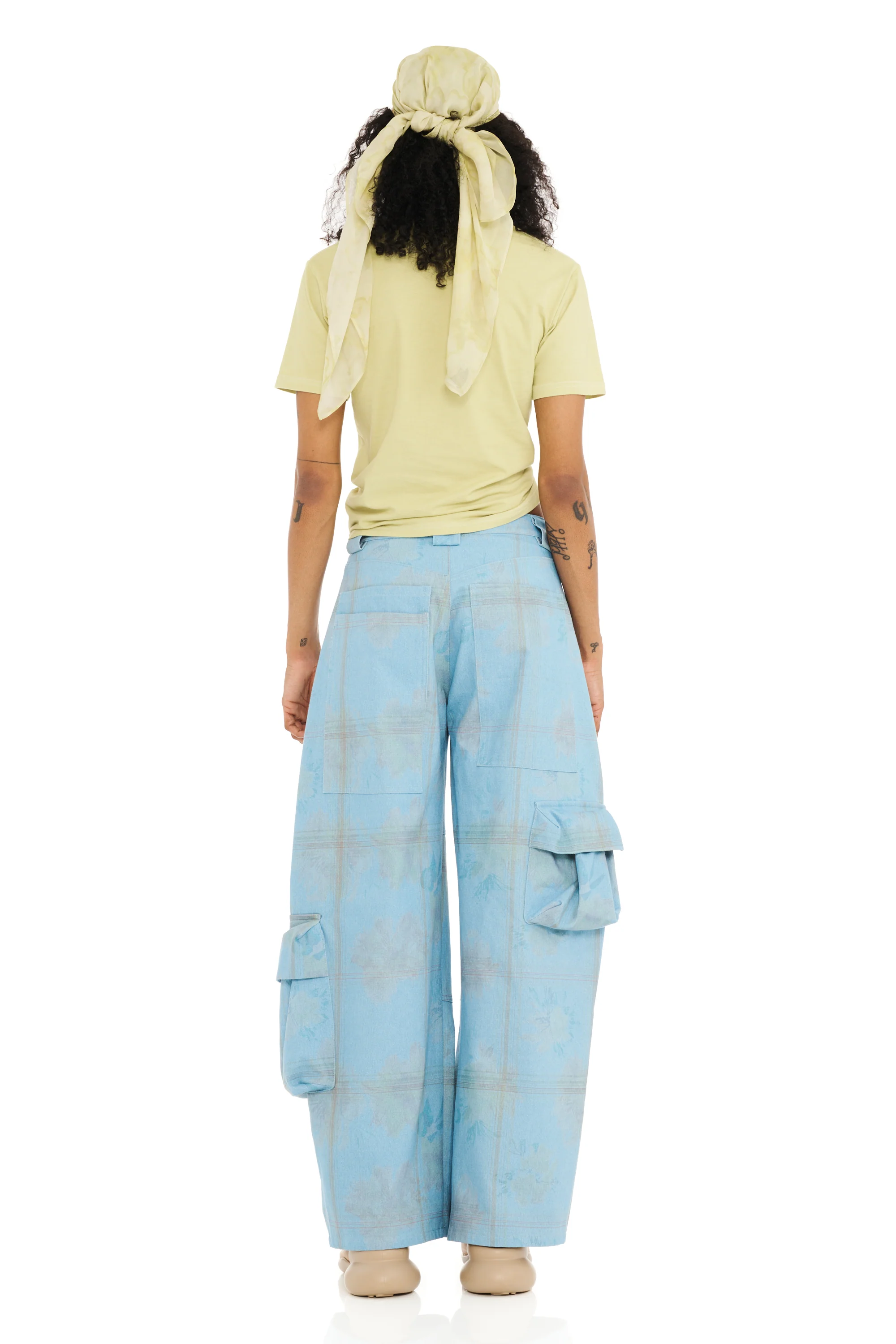 DENIM PICNIC LAWN CARGO PANT - Image 5