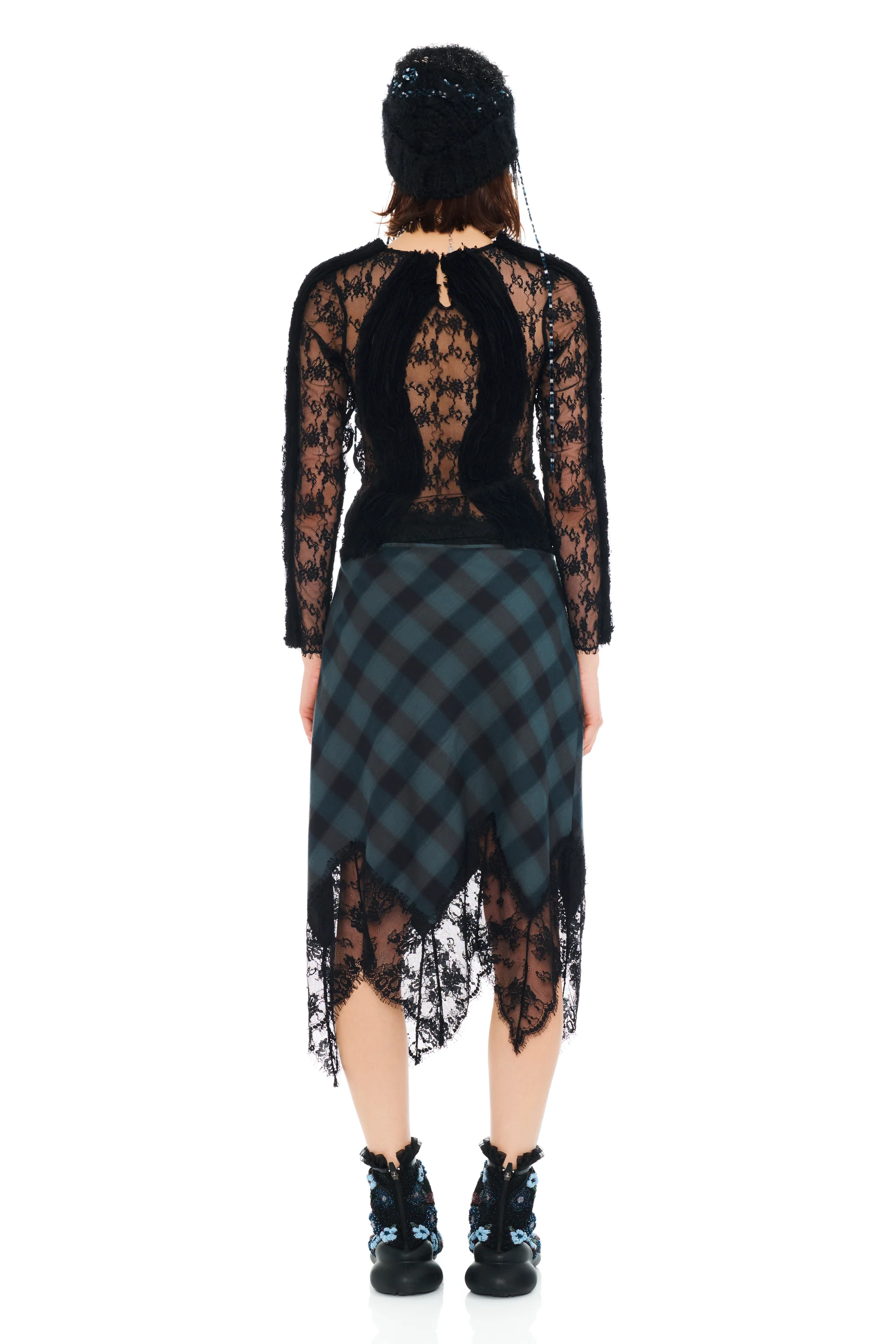 DISCO PLAID WINTER HAT - Image 6