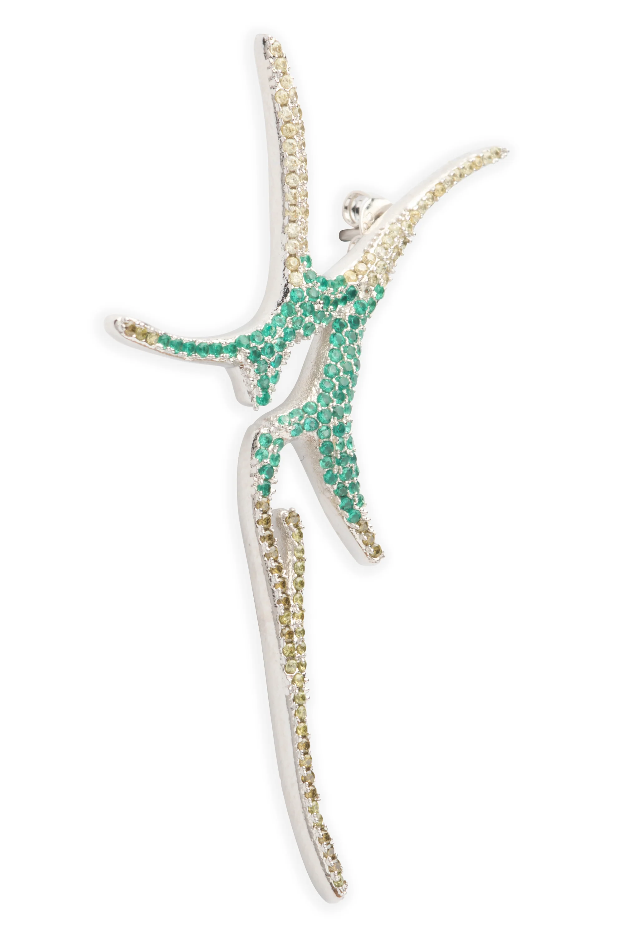 FADING LIME PAVE NOVA EARRINGS - Image 3