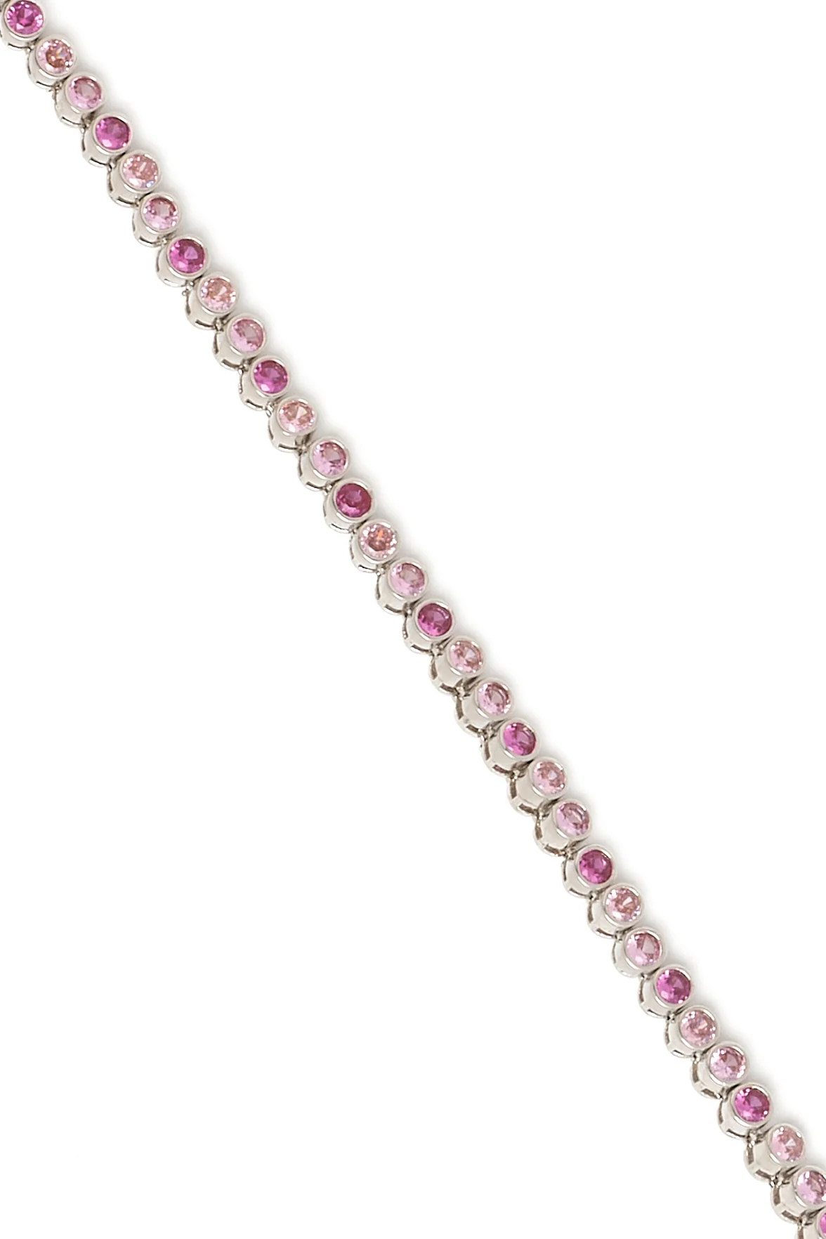 FADING PINK TENNIS NECKLACE - Image 4