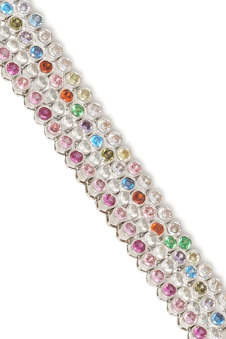 FADING PINK TENNIS NECKLACE - Image 5