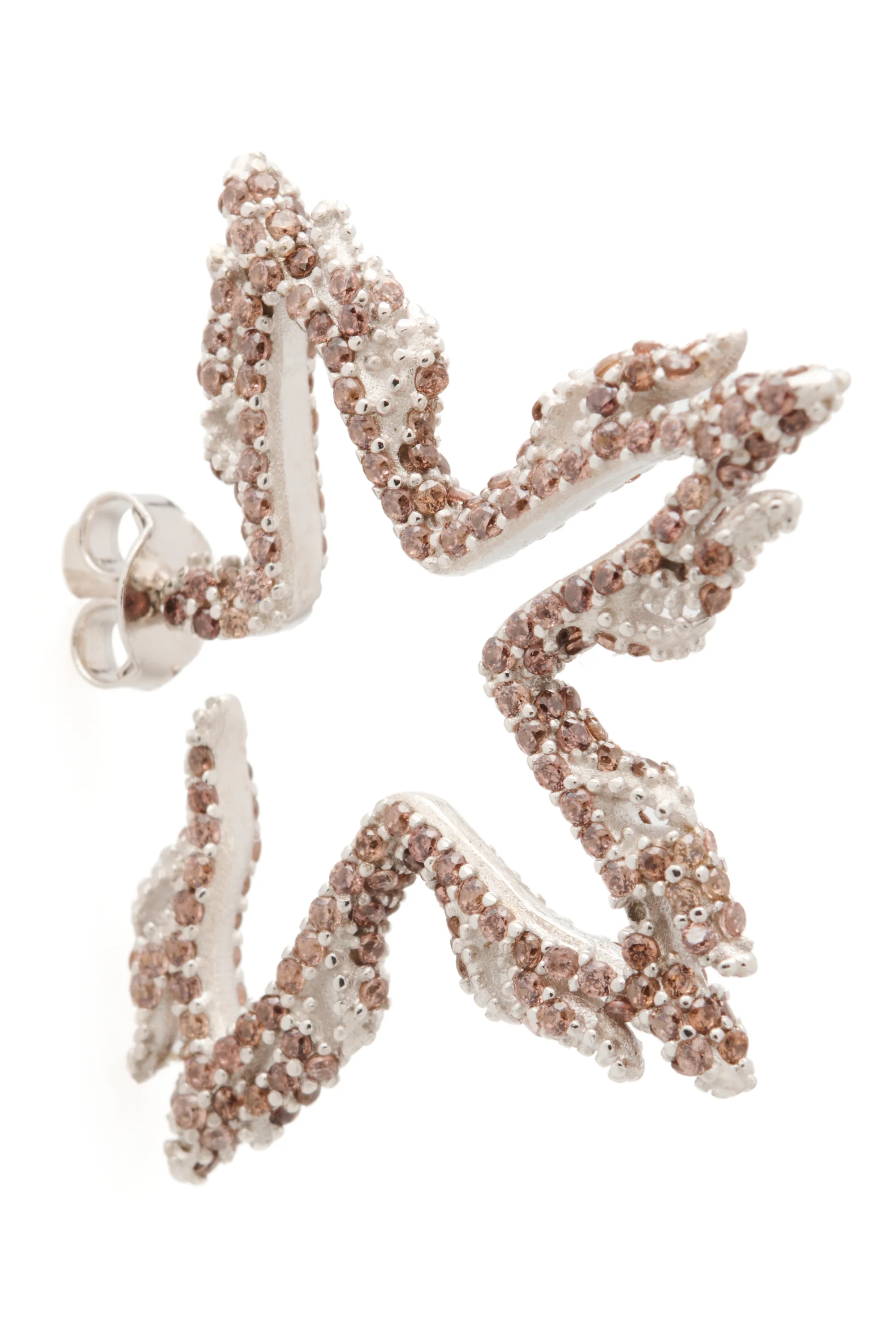 EARTH FLAME STAR EARRINGS - Image 2