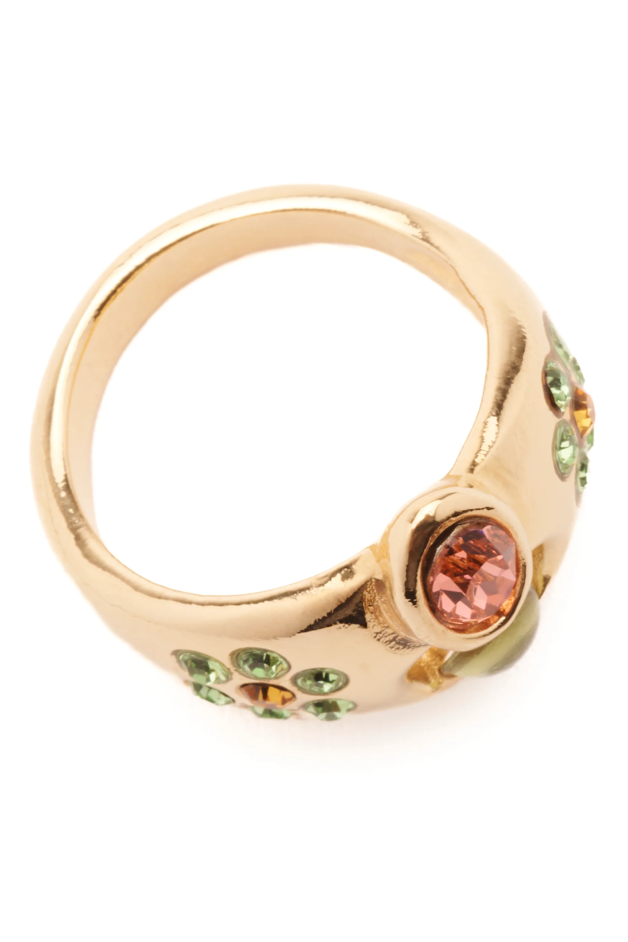 GOLD APPLE COSMIC DAISY RING - Image 4