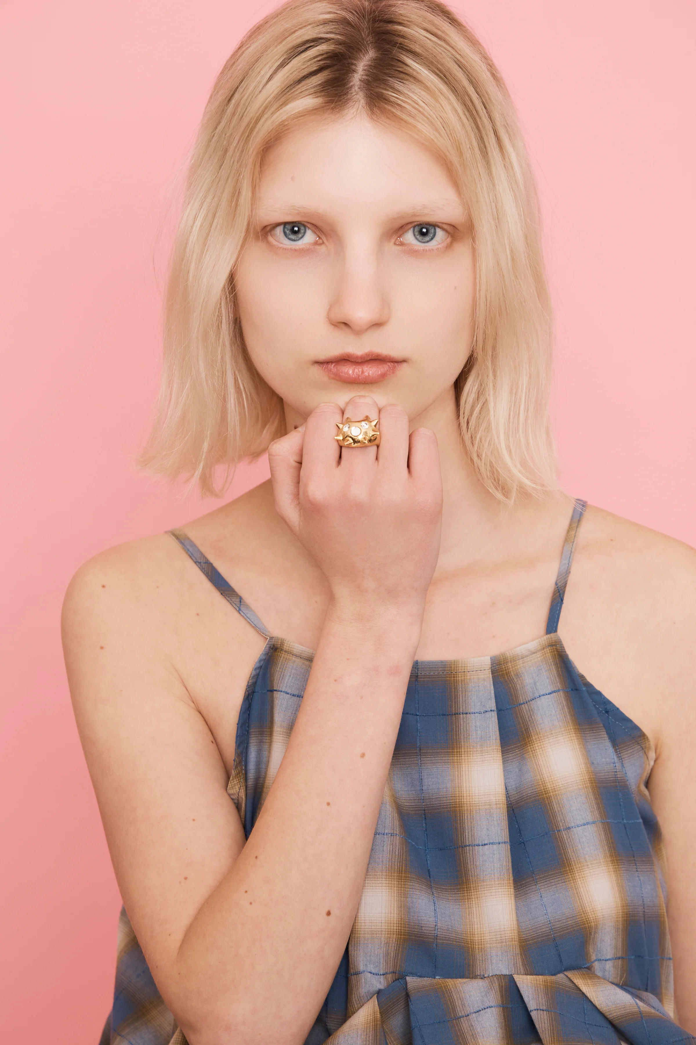 GOLD CLEAR ASTRO RING - Image 2