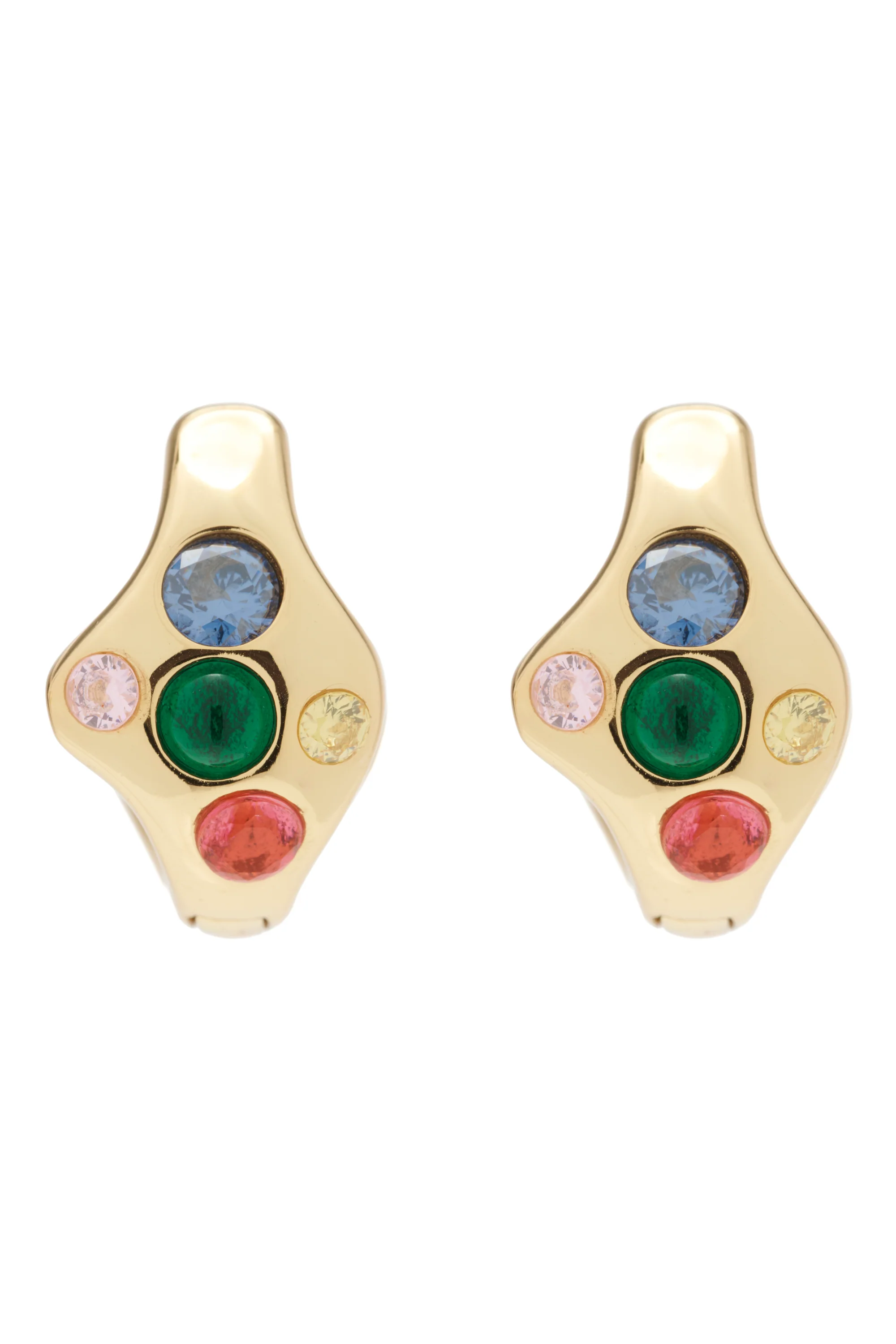 GOLD MULTI BAT EARRINGS