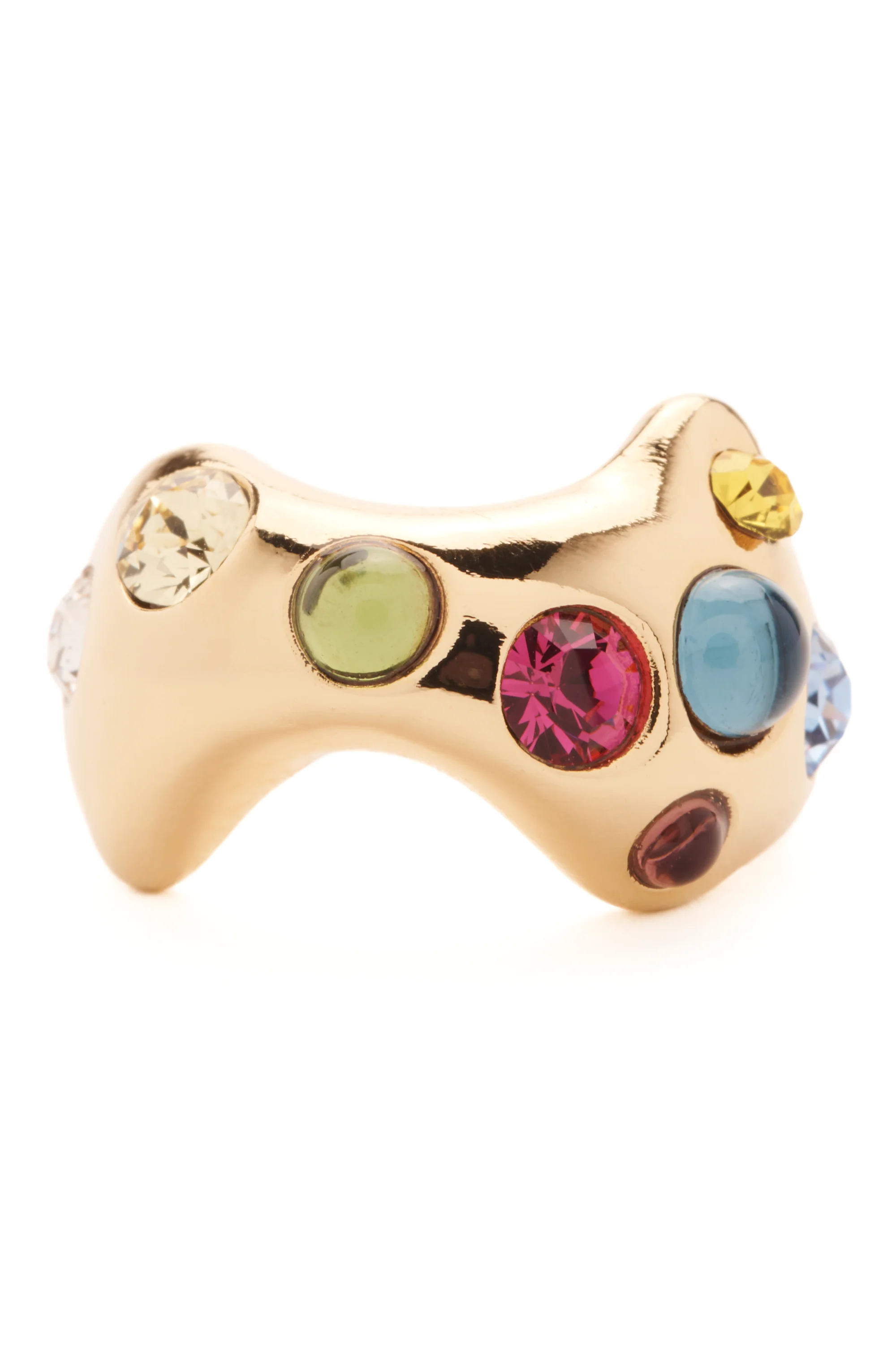 GOLD MULTI BAT RING