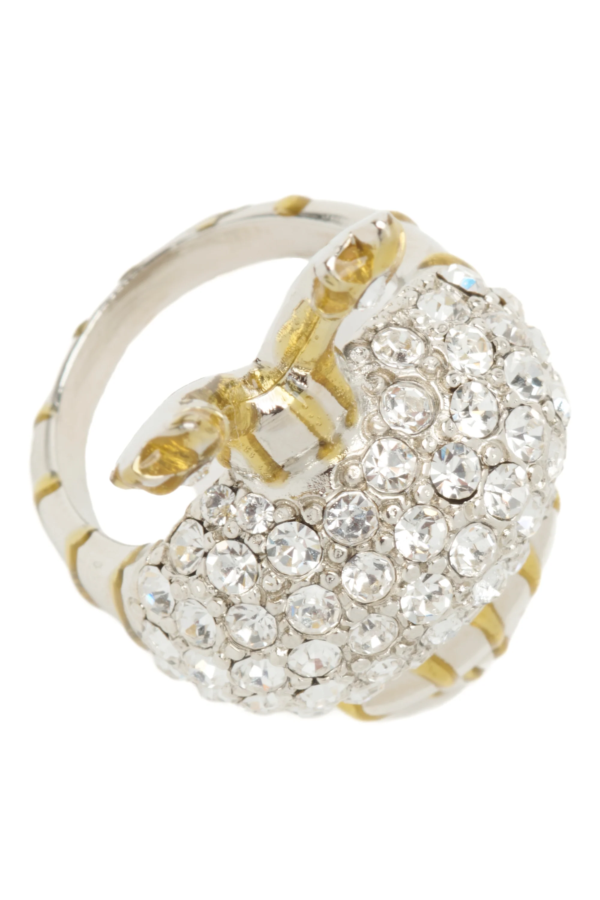 GOLD STRIPE SNAIL RING - Image 4