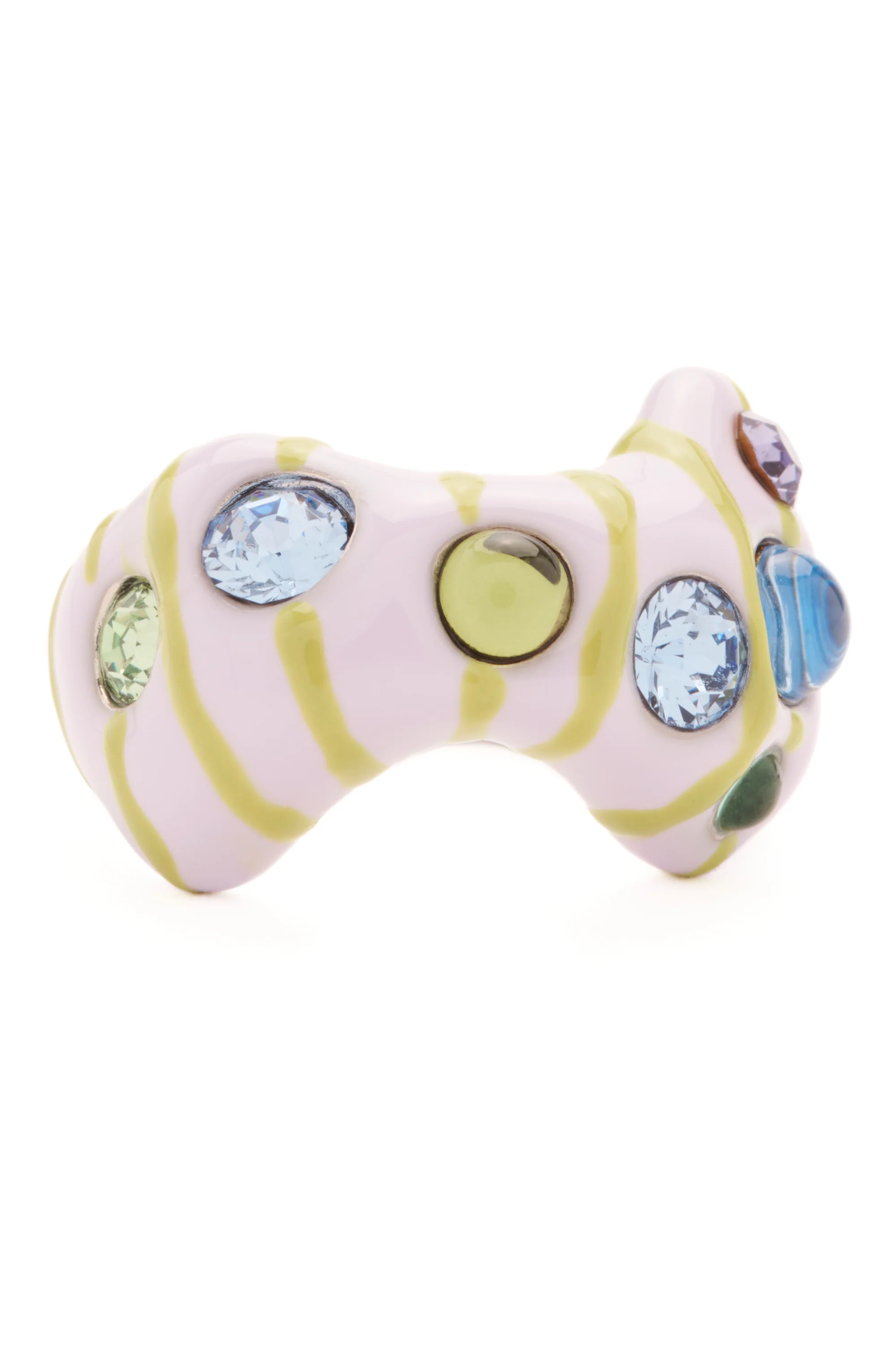 LILAC STRIPE BAT RING - Image 2
