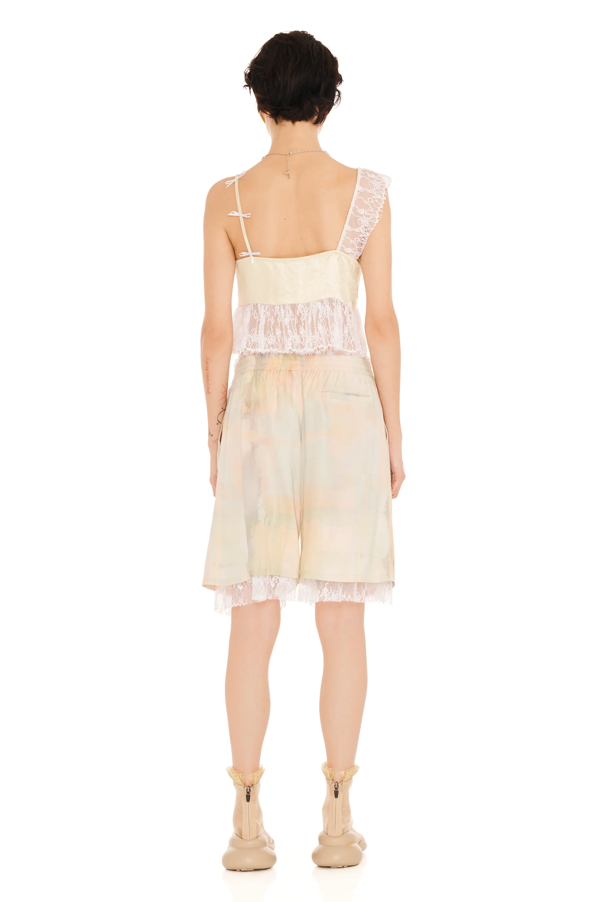 GUA SHA PLAID ODEON SHORT - Image 5