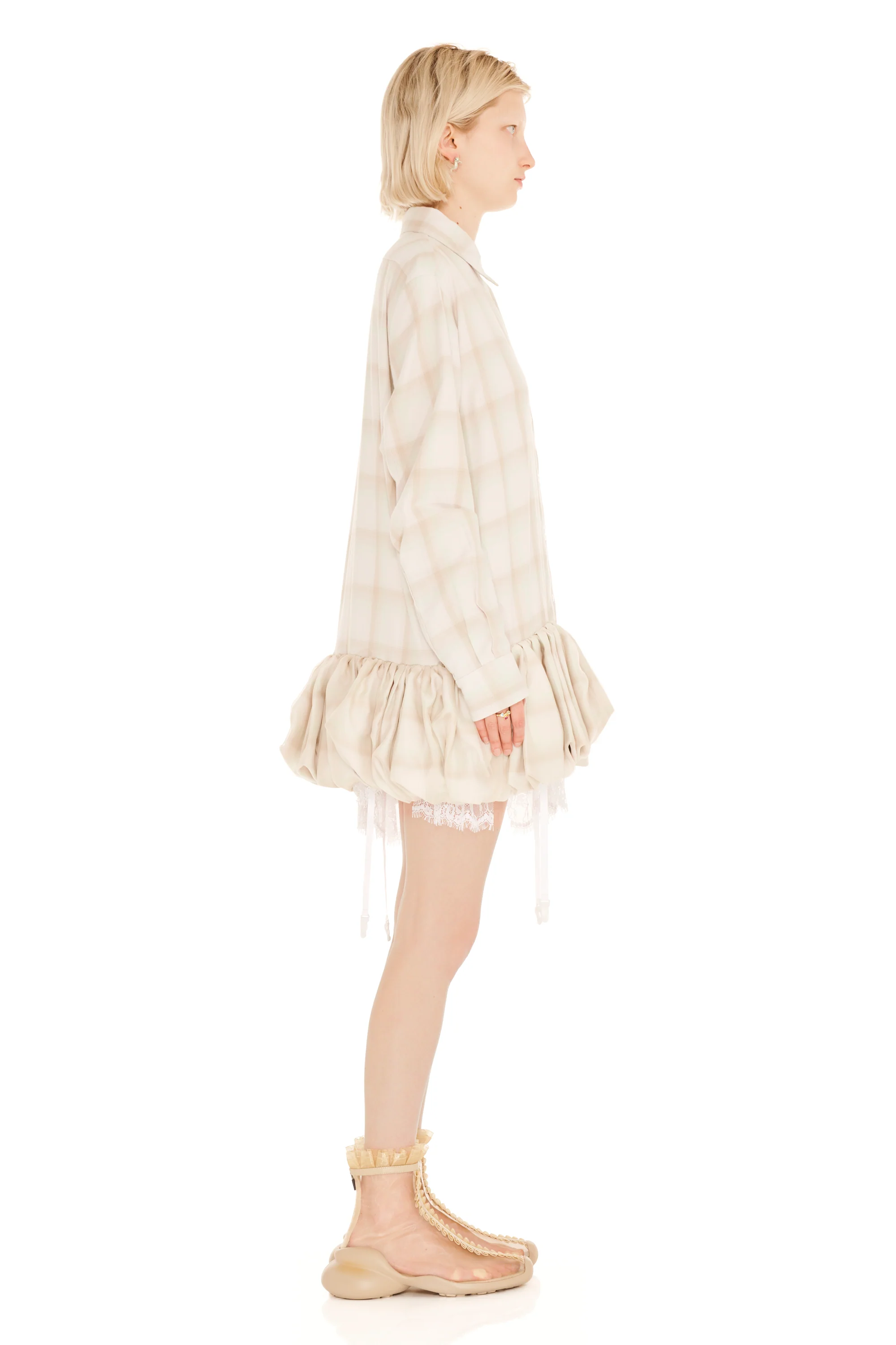 HAZE PLAID VALERIAN DRESS - Image 4