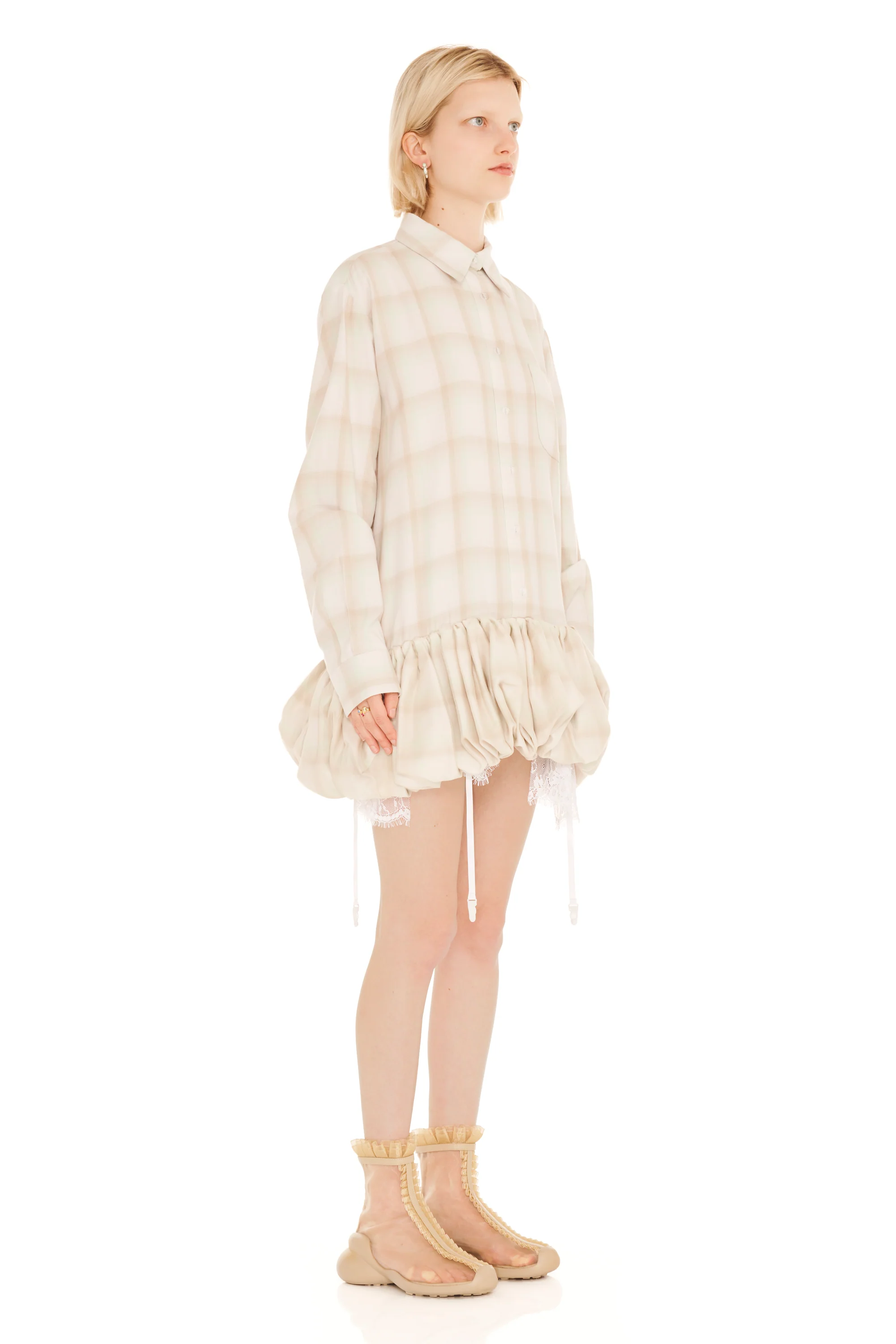 HAZE PLAID VALERIAN DRESS - Image 5